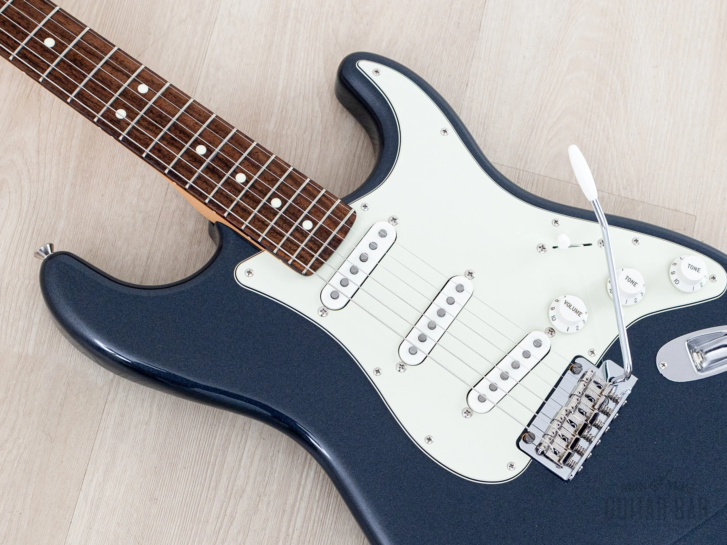2023 Fender Hybrid II Stratocaster FSR Charcoal Frost + Headstock, Near-Mint w/ Hangtags, Japan MIJ - Image 7