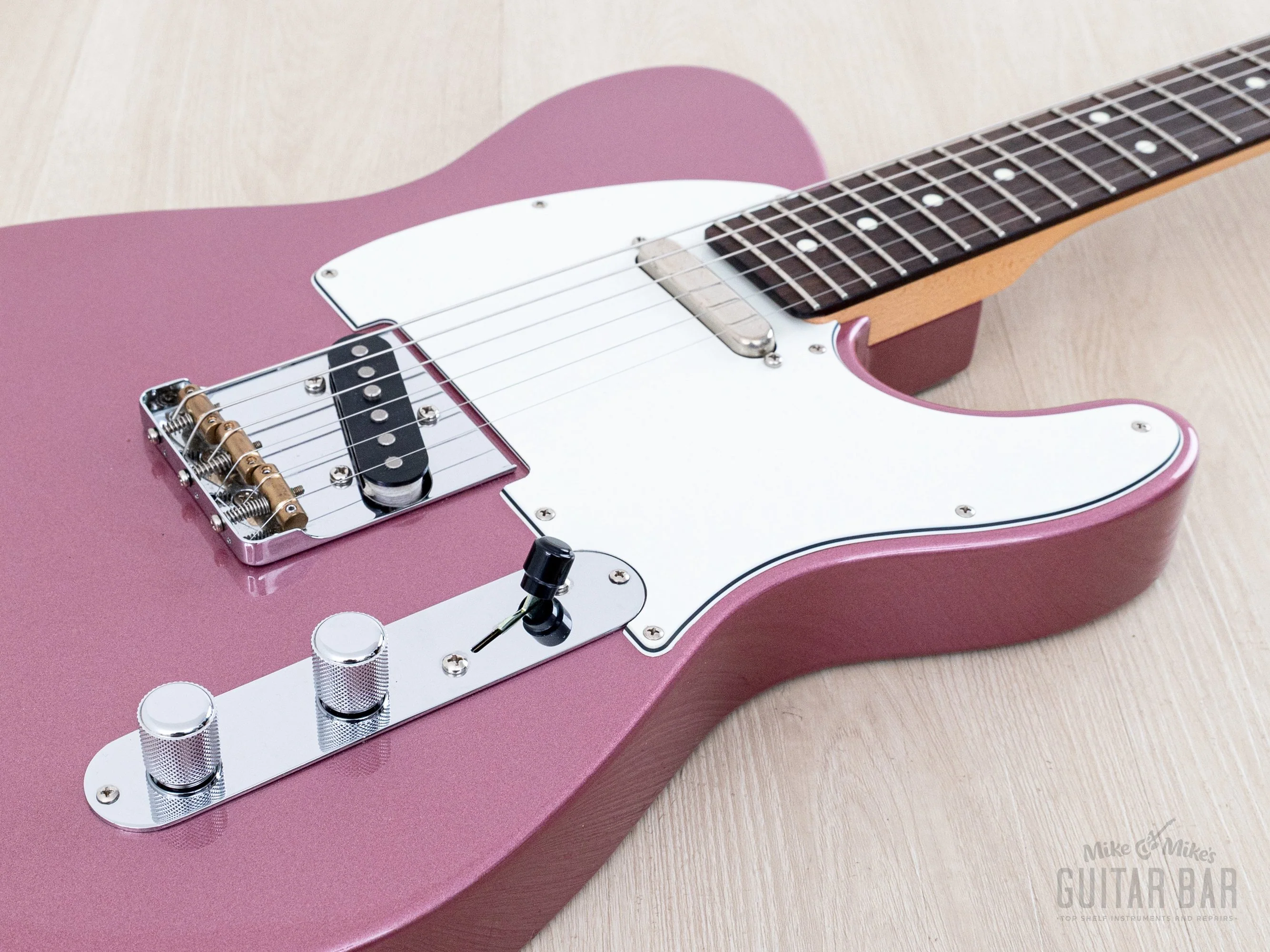 2023 Fender Hybrid II Telecaster FSR Burgundy Mist + Headstock, Near-Mint w/ Hangtags, Japan MIJ - Image 6