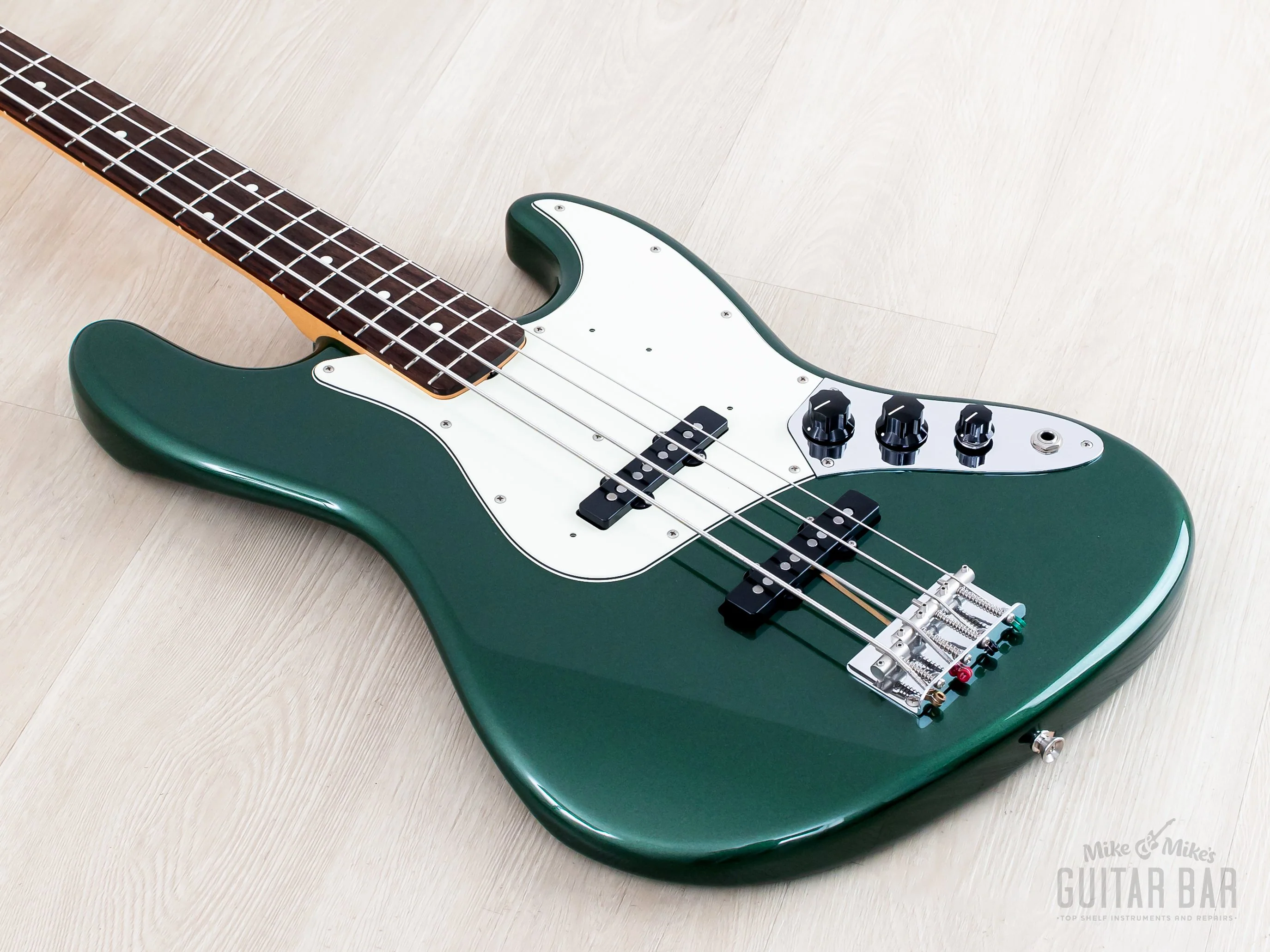 2023 Fender Traditional 60s Jazz Bass, Aged Sherwood Green, Japan MIJ - Image 10