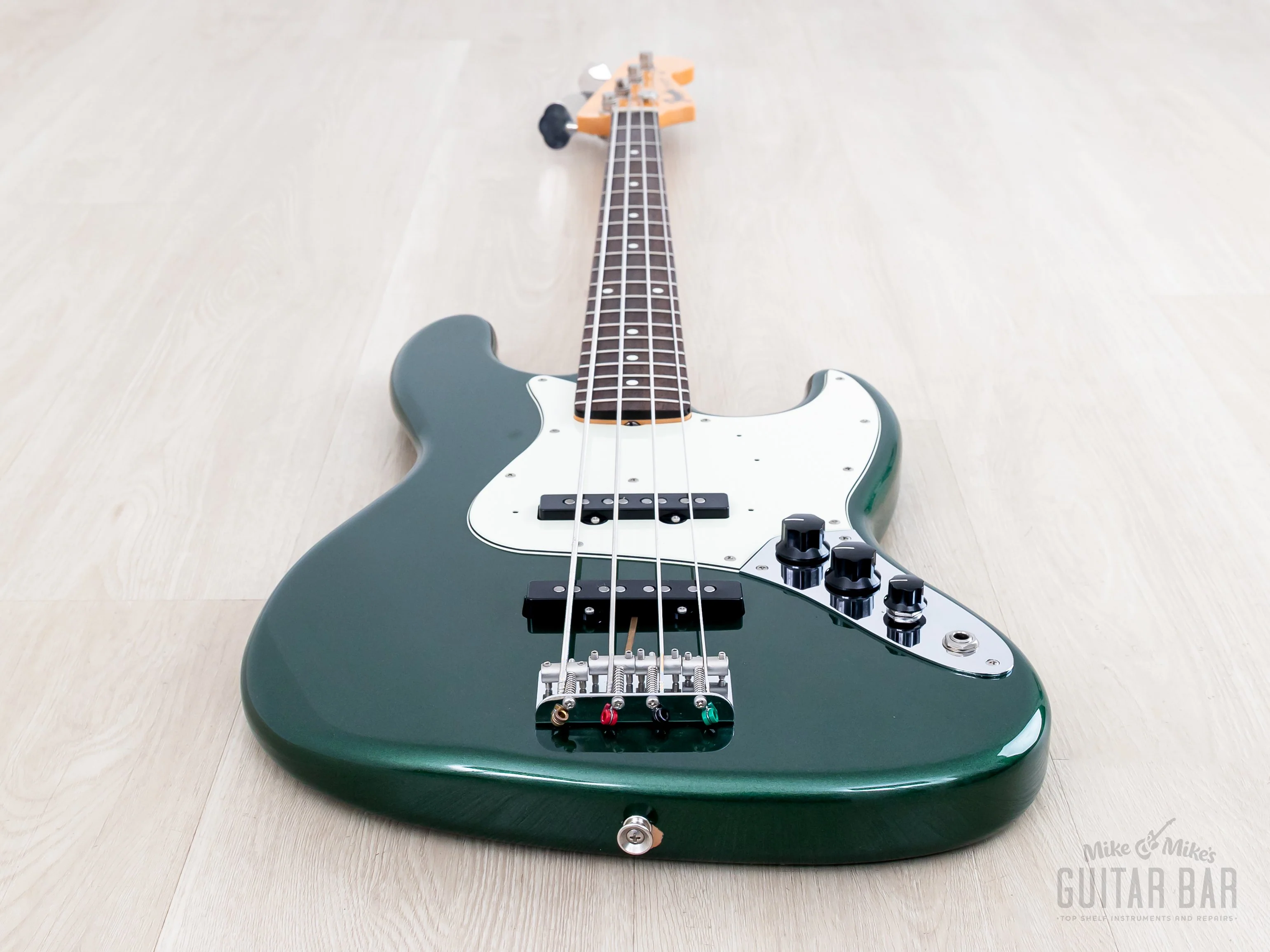 2023 Fender Traditional 60s Jazz Bass, Aged Sherwood Green, Japan MIJ - Image 11