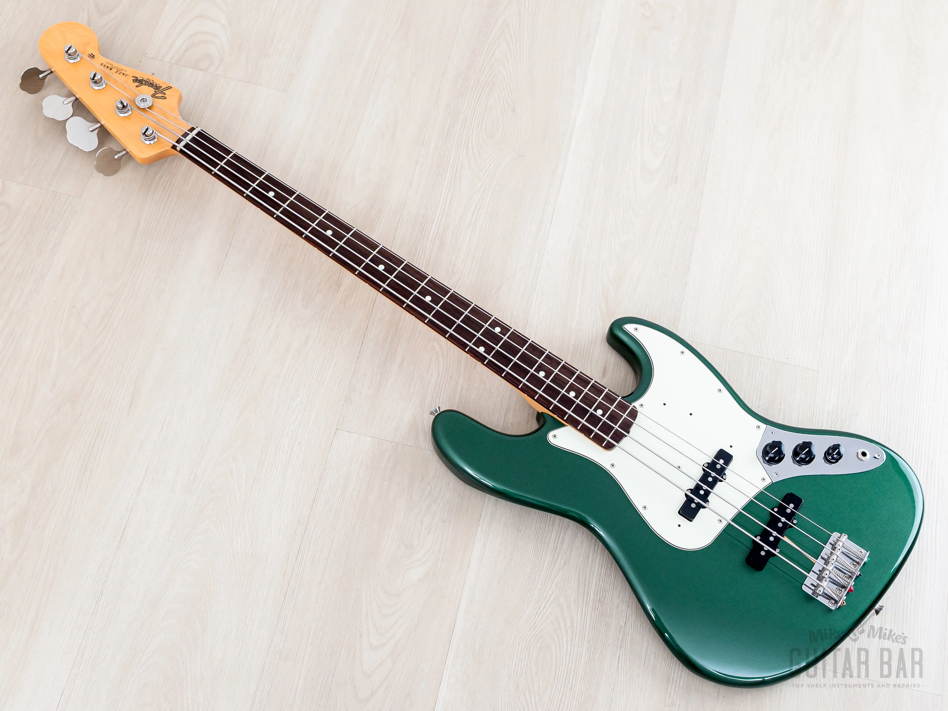 2023 Fender Traditional 60s Jazz Bass, Aged Sherwood Green, Japan MIJ - Image 12
