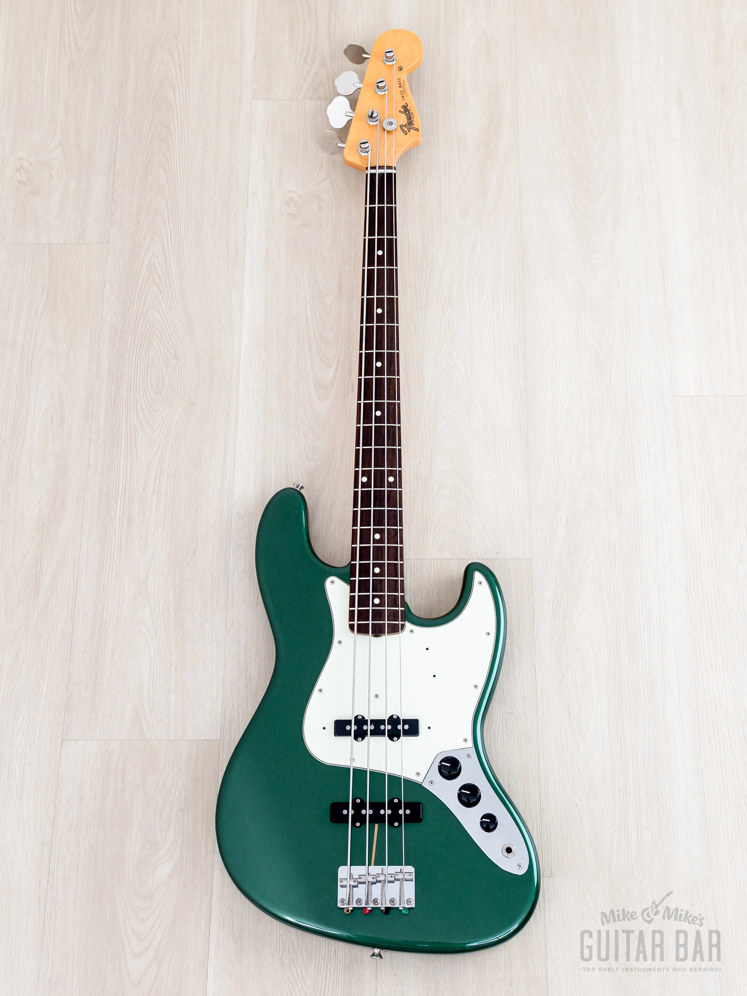2023 Fender Traditional 60s Jazz Bass, Aged Sherwood Green, Japan MIJ - Image 2