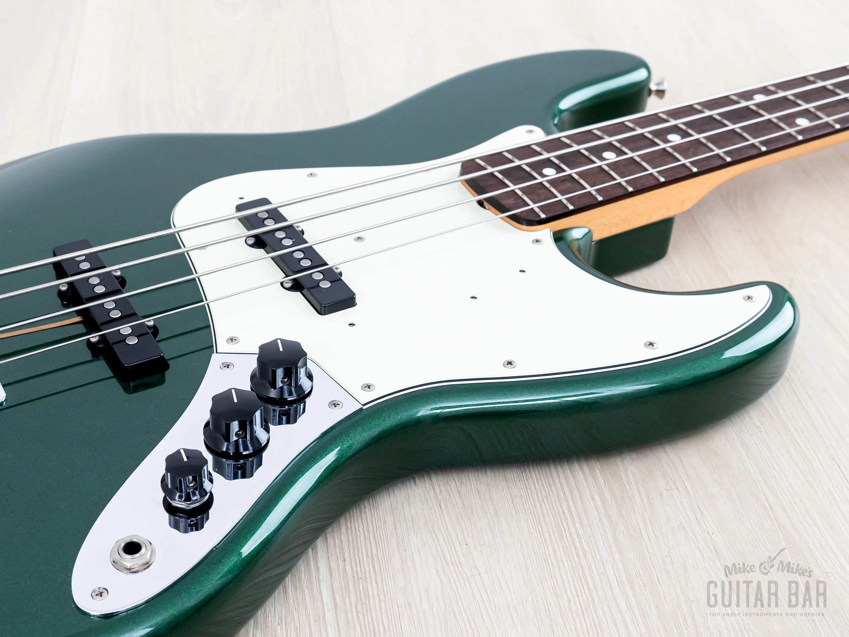 2023 Fender Traditional 60s Jazz Bass, Aged Sherwood Green, Japan MIJ - Image 6