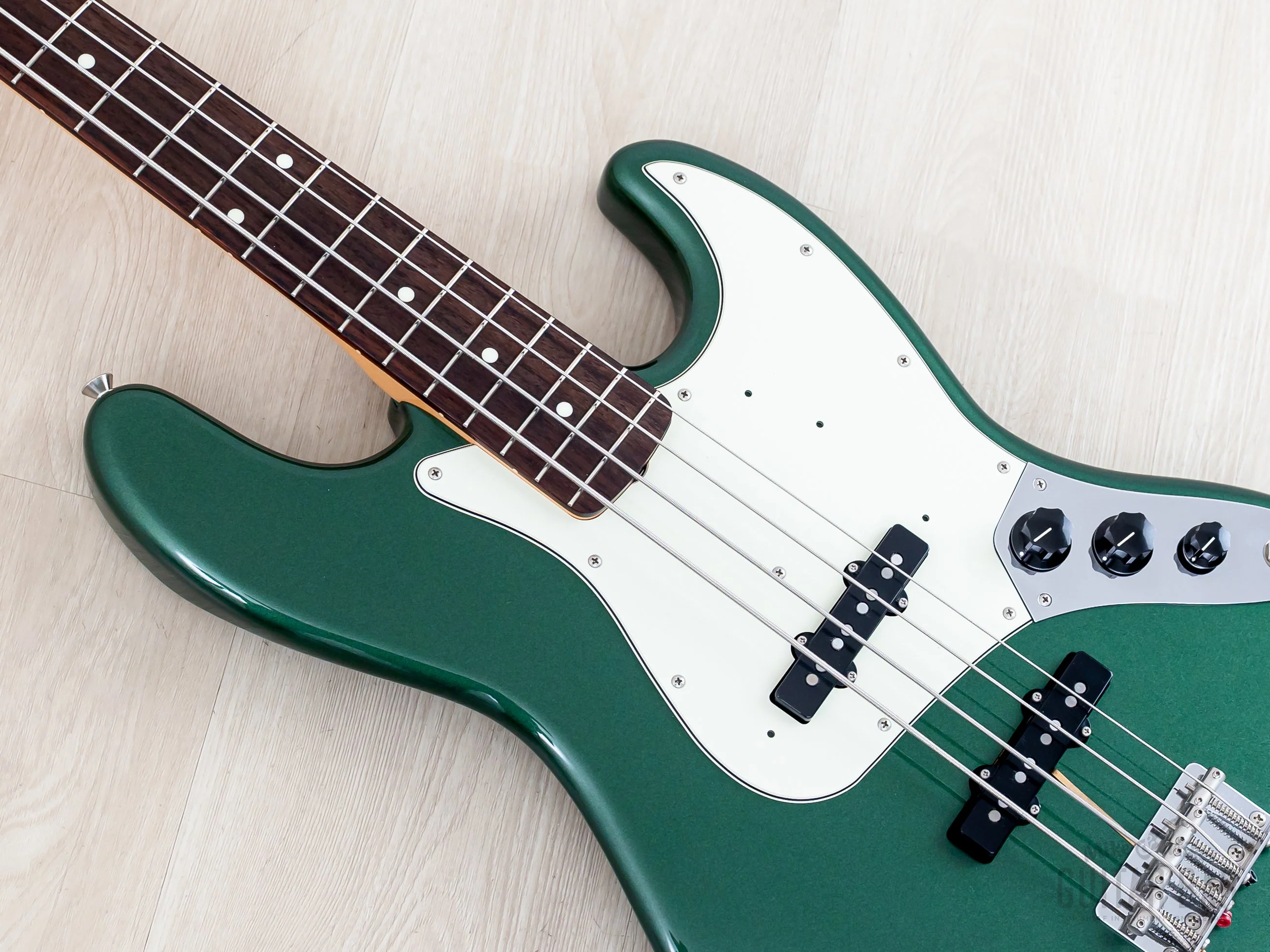 2023 Fender Traditional 60s Jazz Bass, Aged Sherwood Green, Japan MIJ - Image 7
