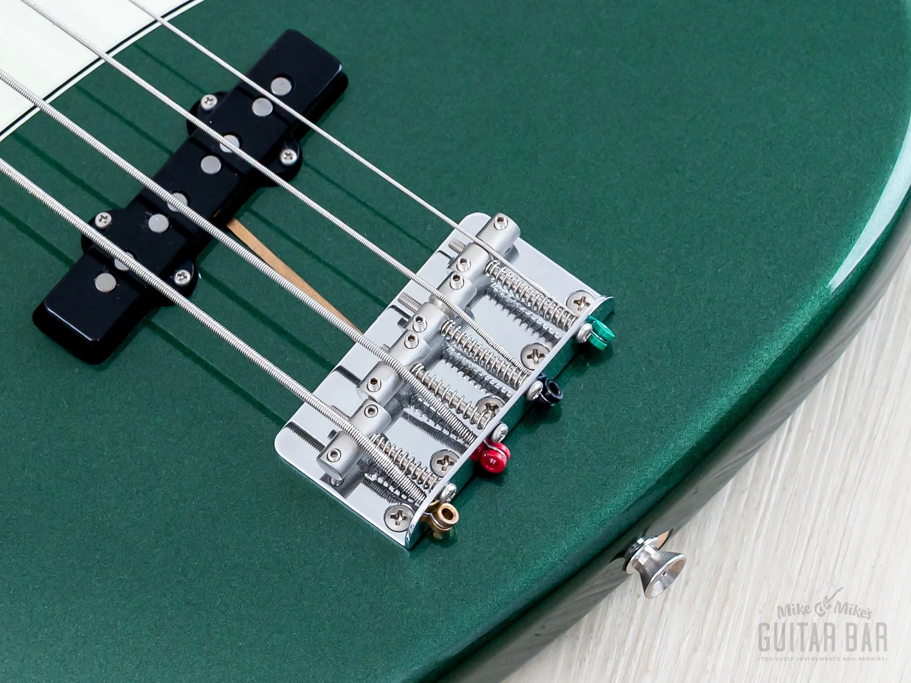 2023 Fender Traditional 60s Jazz Bass, Aged Sherwood Green, Japan MIJ - Image 8
