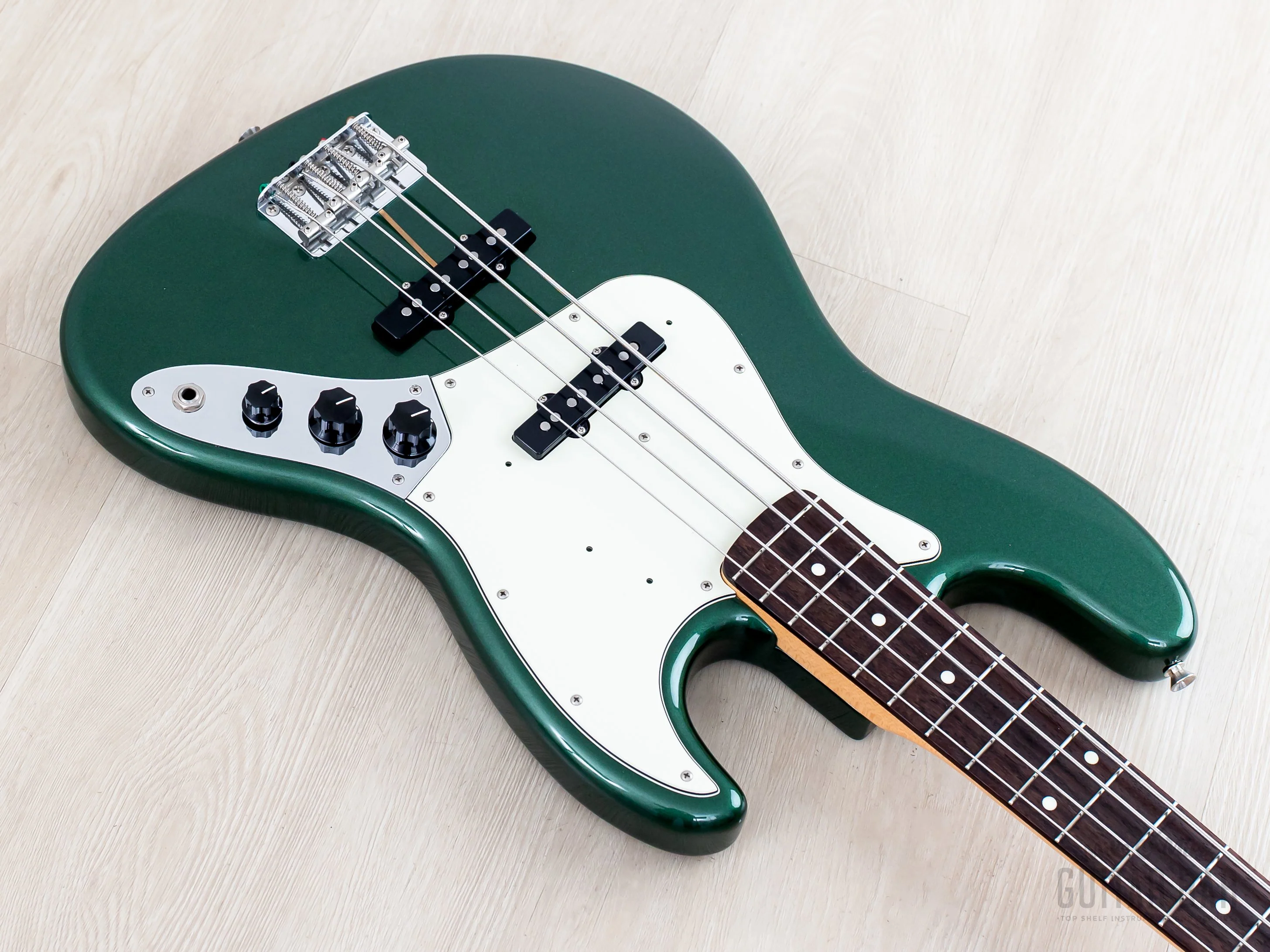 2023 Fender Traditional 60s Jazz Bass, Aged Sherwood Green, Japan MIJ - Image 9