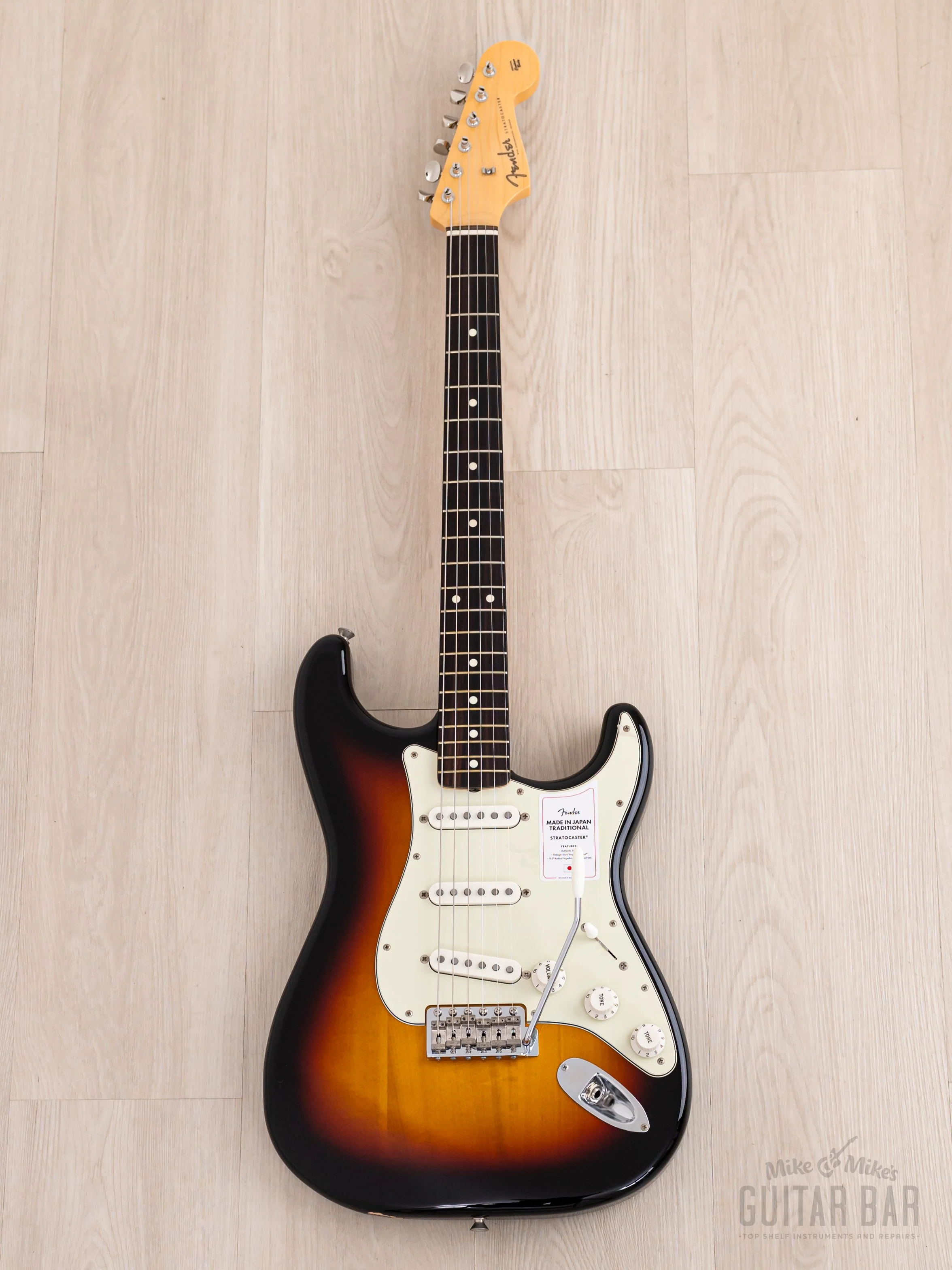 2023 Fender Traditional II 60s Stratocaster Sunburst w/ Tags, Japan MIJ - Image 2