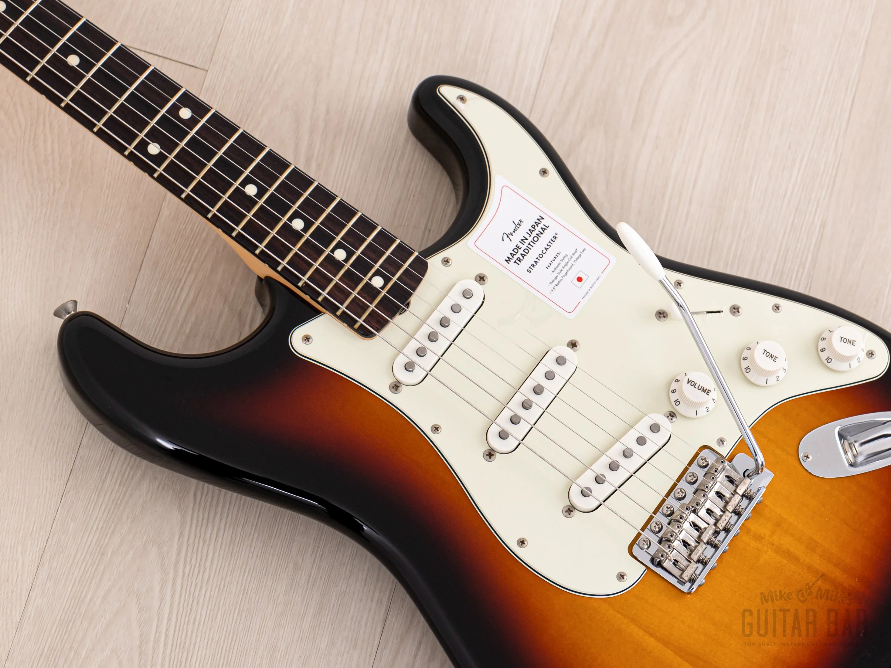 2023 Fender Traditional II 60s Stratocaster Sunburst w/ Tags, Japan MIJ - Image 7