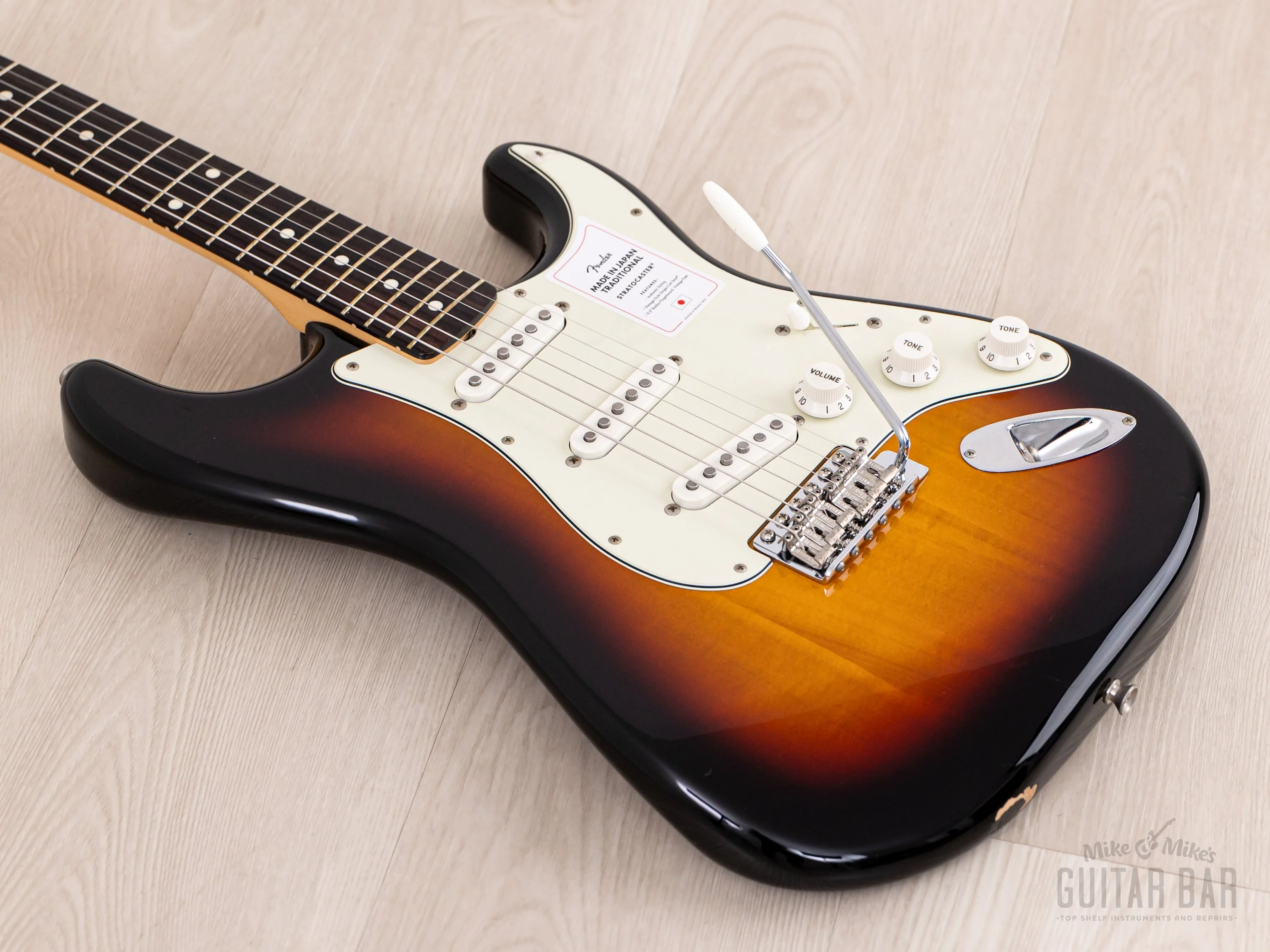 2023 Fender Traditional II 60s Stratocaster Sunburst w/ Tags, Japan MIJ - Image 9