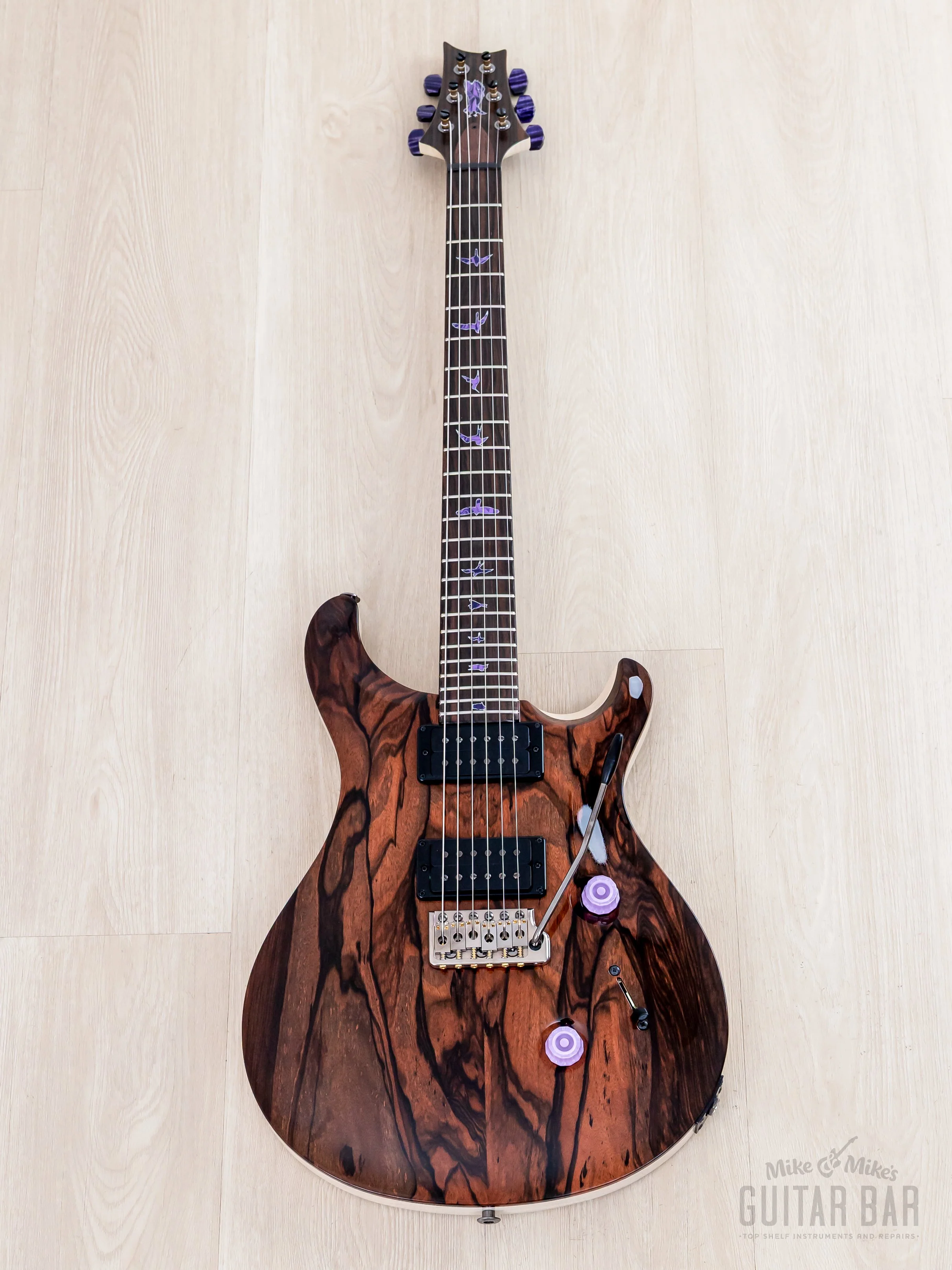 2023 Paul Reed Smith Private Stock Custom 24 Semi-hollow, Macassar Ebony + Swamp Ash - Image 2