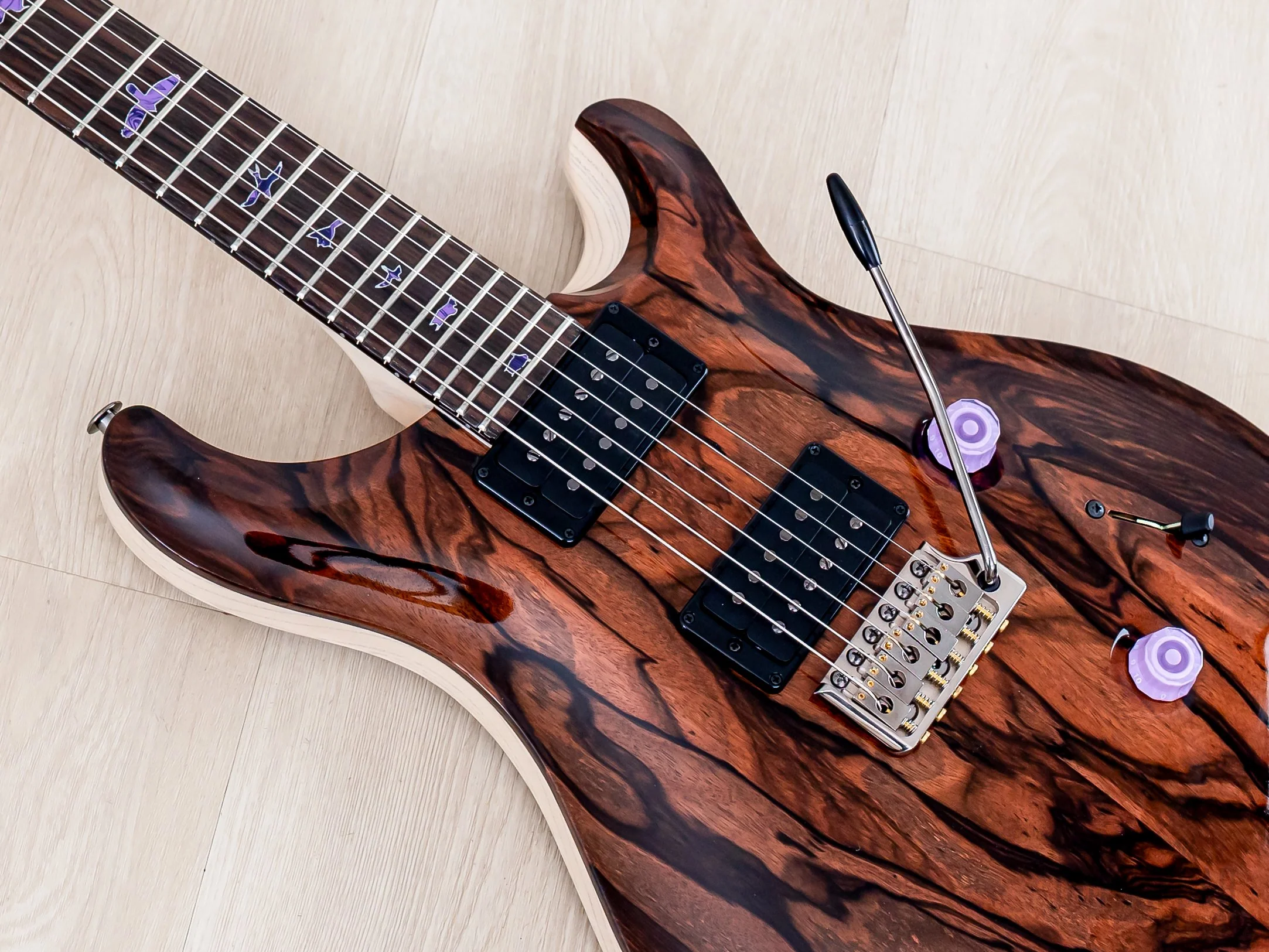 2023 Paul Reed Smith Private Stock Custom 24 Semi-hollow, Macassar Ebony + Swamp Ash - Image 7