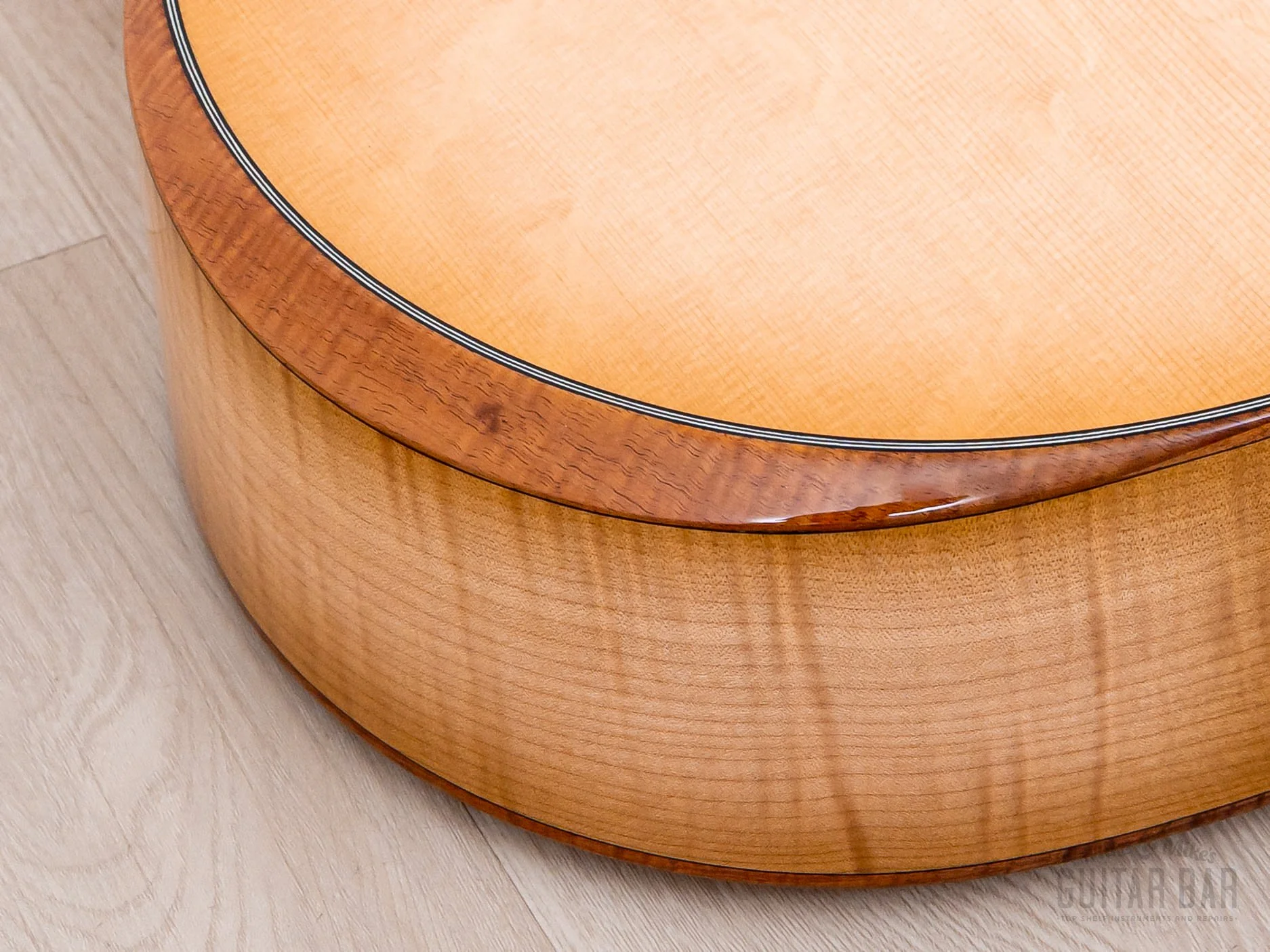 2023 Taylor Custom Grand Auditorium Acoustic Electric Guitar w/ Bearclaw Spruce, Flame Maple & Flame Koa Armrest - Image 19
