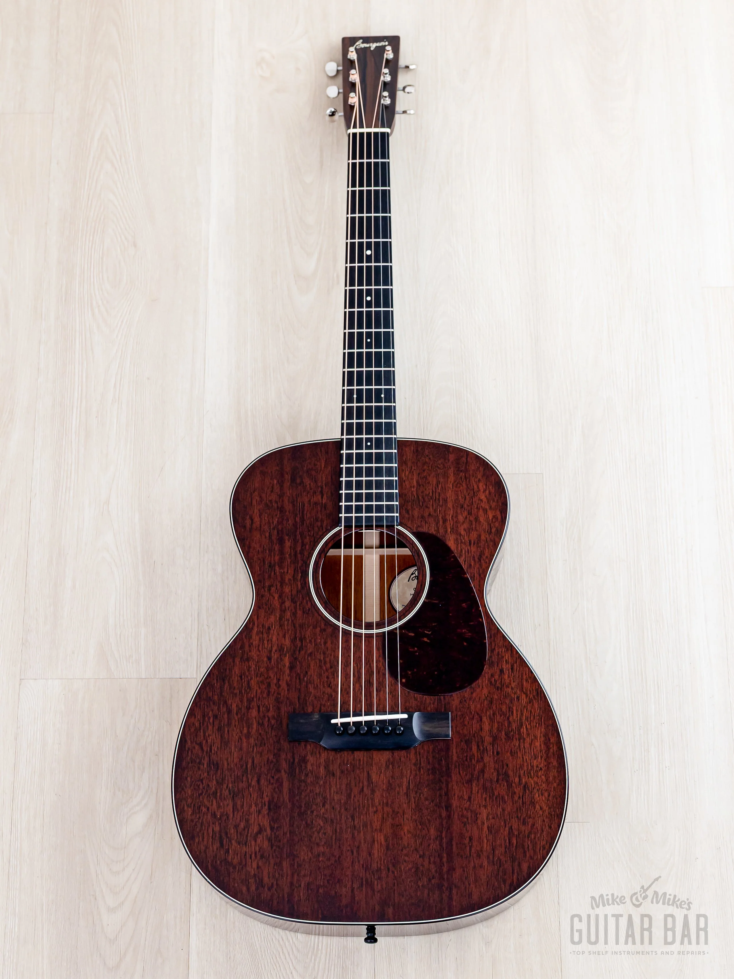 2024 Bourgeois Professional Series 00 Hogtop Mahogany Body w/ Gloss Finish, Case & Tags - Image 2