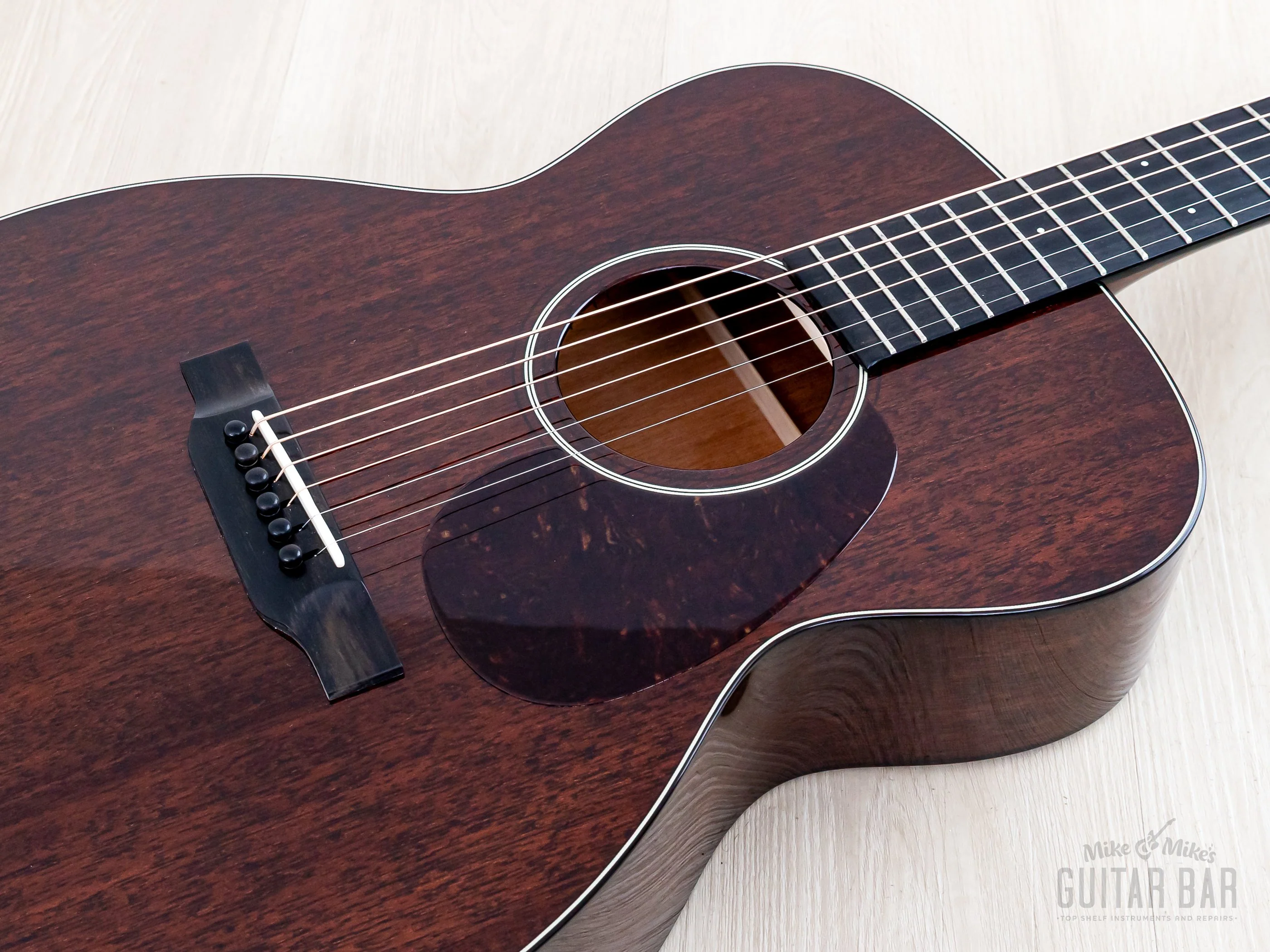 2024 Bourgeois Professional Series 00 Hogtop Mahogany Body w/ Gloss Finish, Case & Tags - Image 7