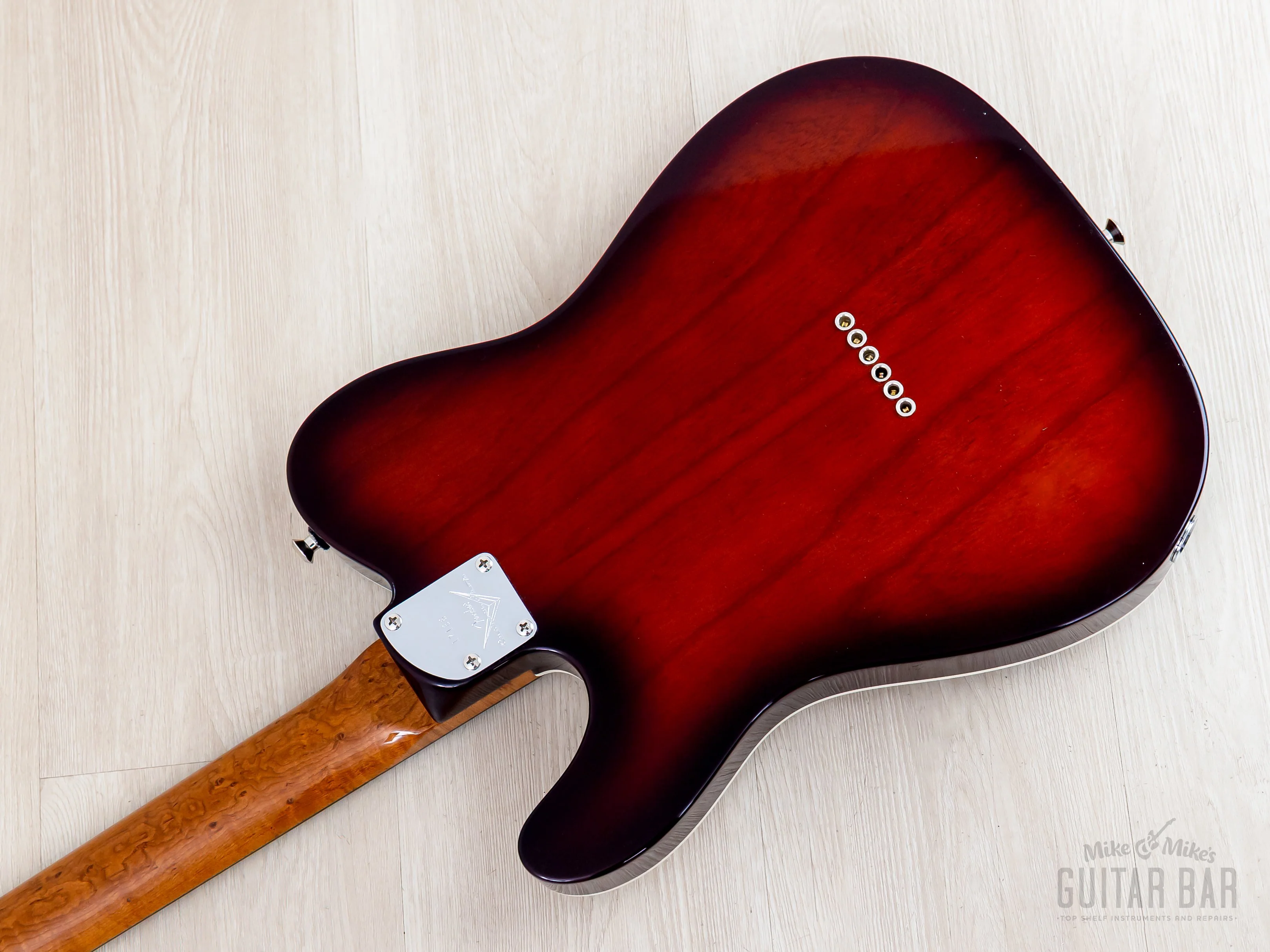 2024 Fender Custom Shop American Custom Telecaster NOS Violin Burst w/ Seymour Duncan SH-55 Humbucker - Image 13