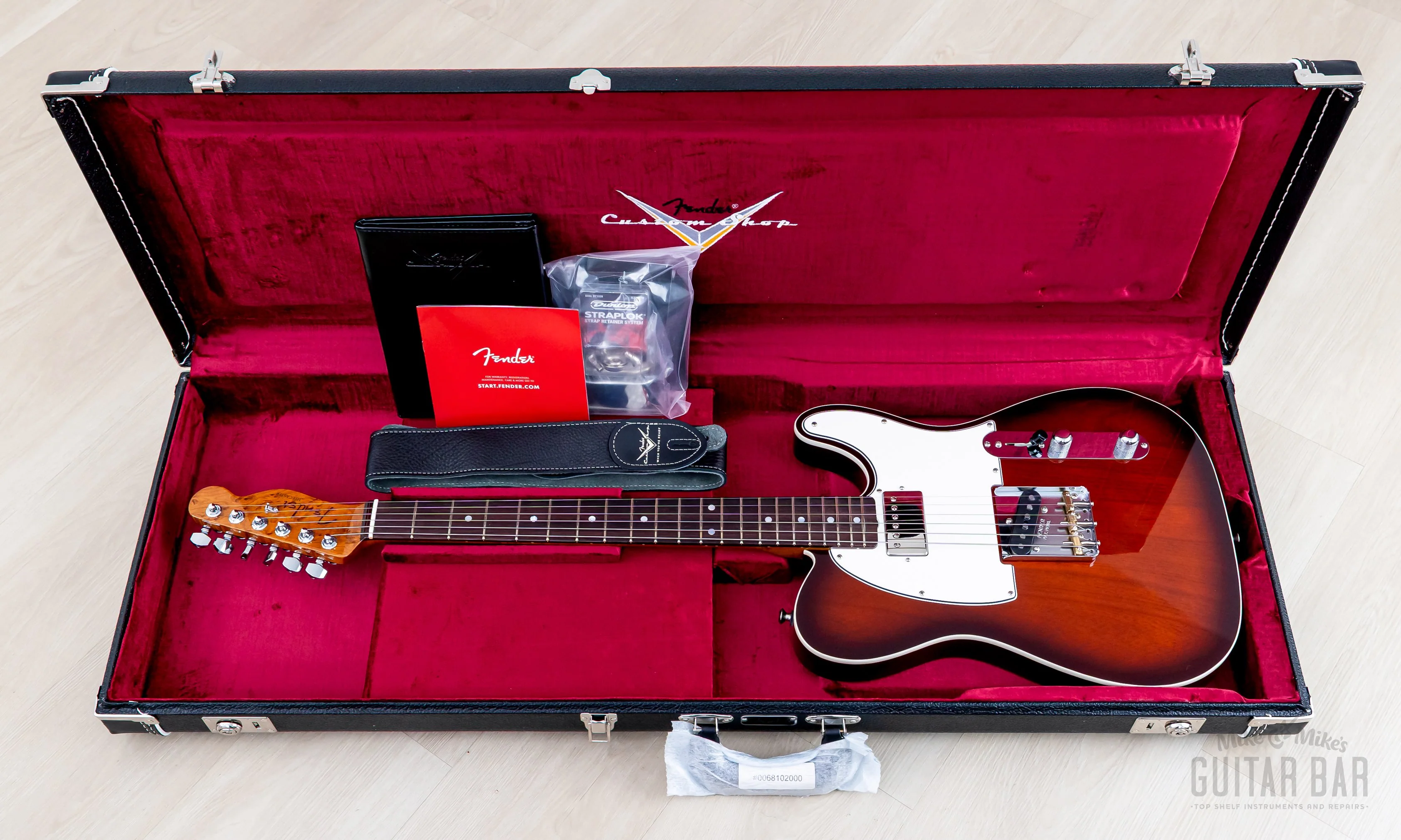 2024 Fender Custom Shop American Custom Telecaster NOS Violin Burst w/ Seymour Duncan SH-55 Humbucker - Image 18