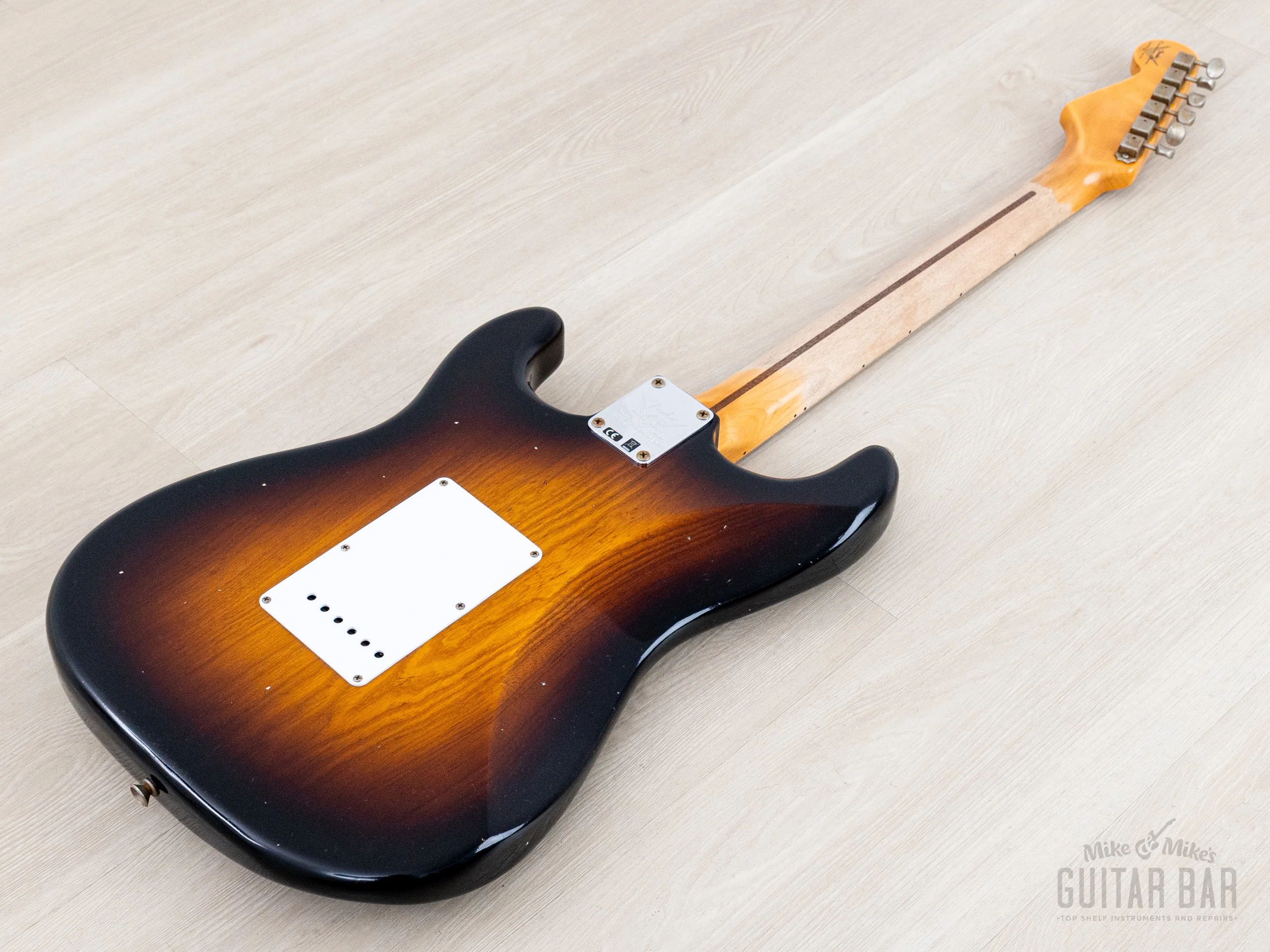 2024 Fender Custom Shop Limited Edition 1954 Stratocaster 70th Anniversary Journeyman Relic Sunburst w/ Case, CoA - Image 12