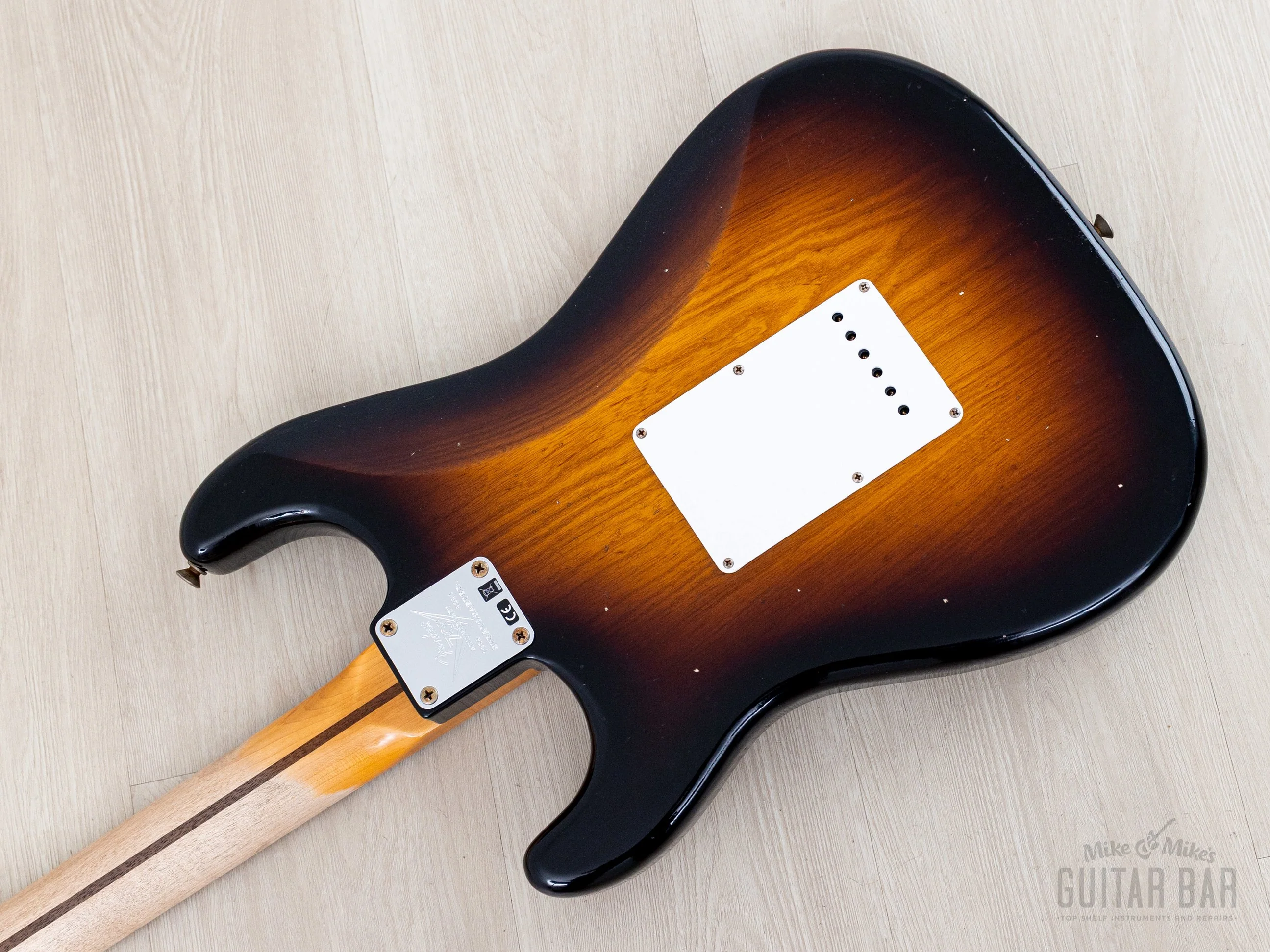 2024 Fender Custom Shop Limited Edition 1954 Stratocaster 70th Anniversary Journeyman Relic Sunburst w/ Case, CoA - Image 13