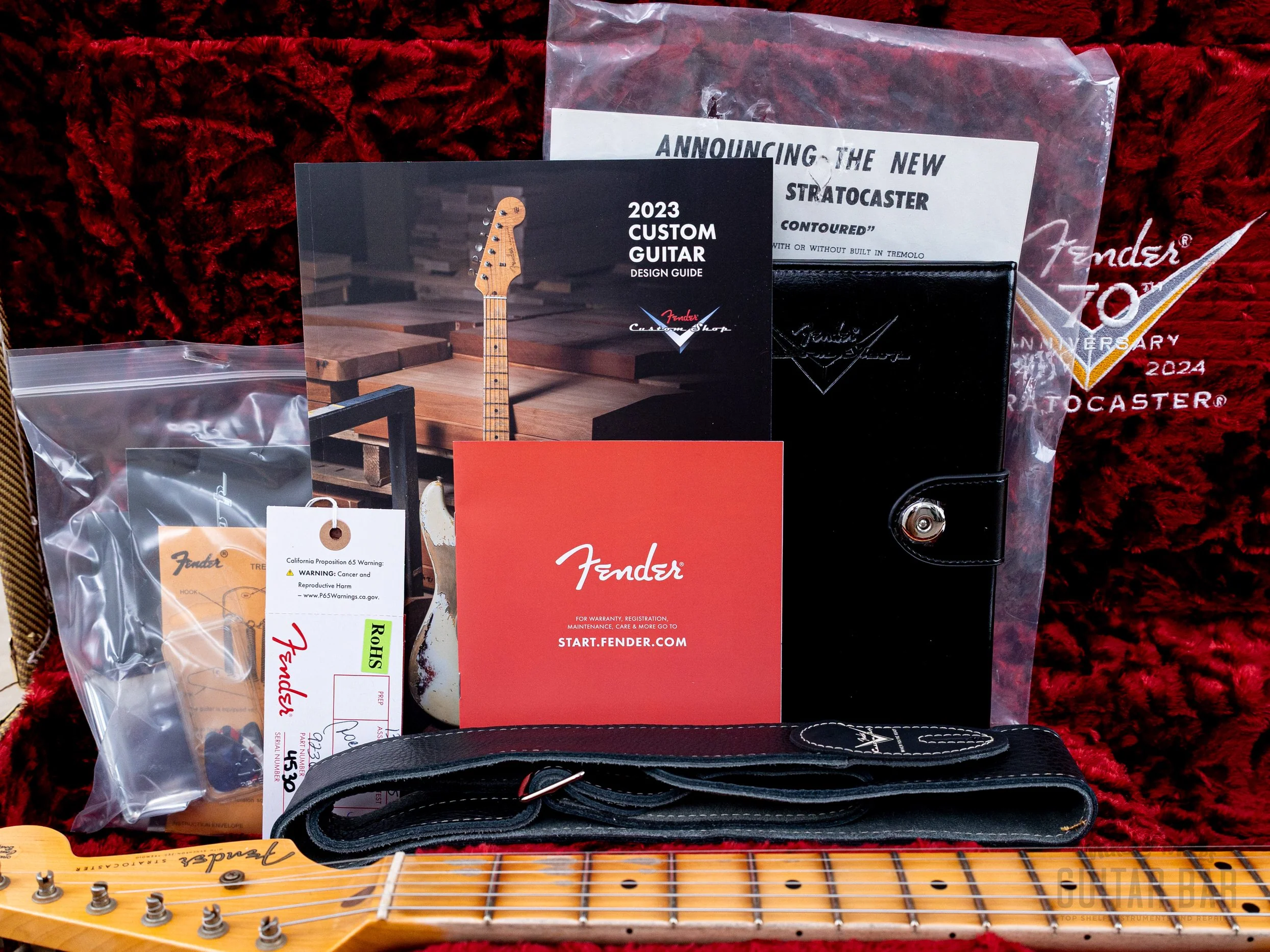 2024 Fender Custom Shop Limited Edition 1954 Stratocaster 70th Anniversary Journeyman Relic Sunburst w/ Case, CoA - Image 17