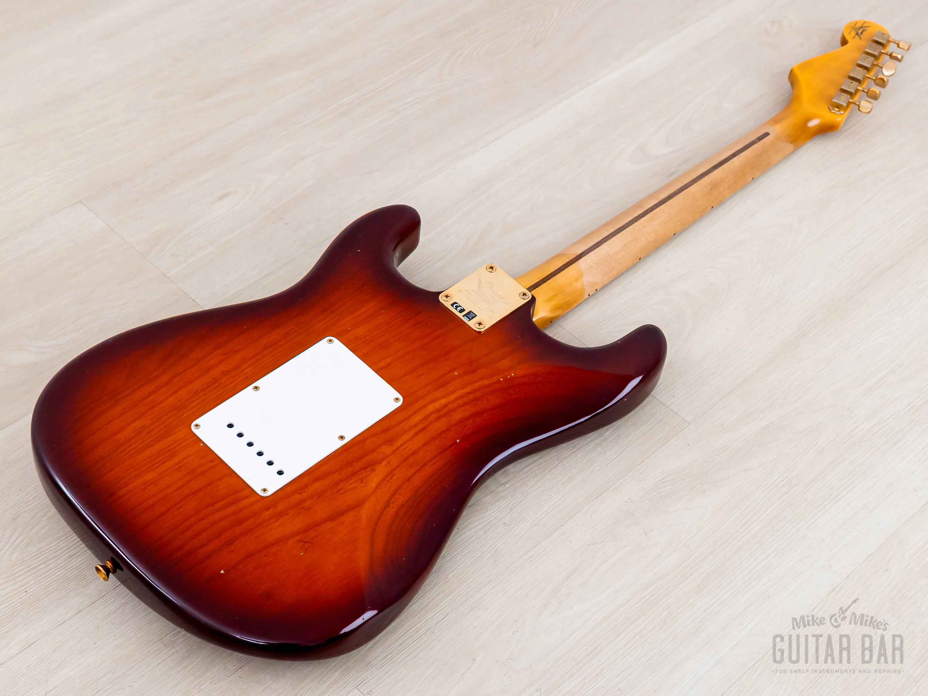 2024 Fender Custom Shop Limited Edition 70th Anniversary ‘54 Stratocaster Journeyman Relic Violin Burst, Lightweight - Image 11