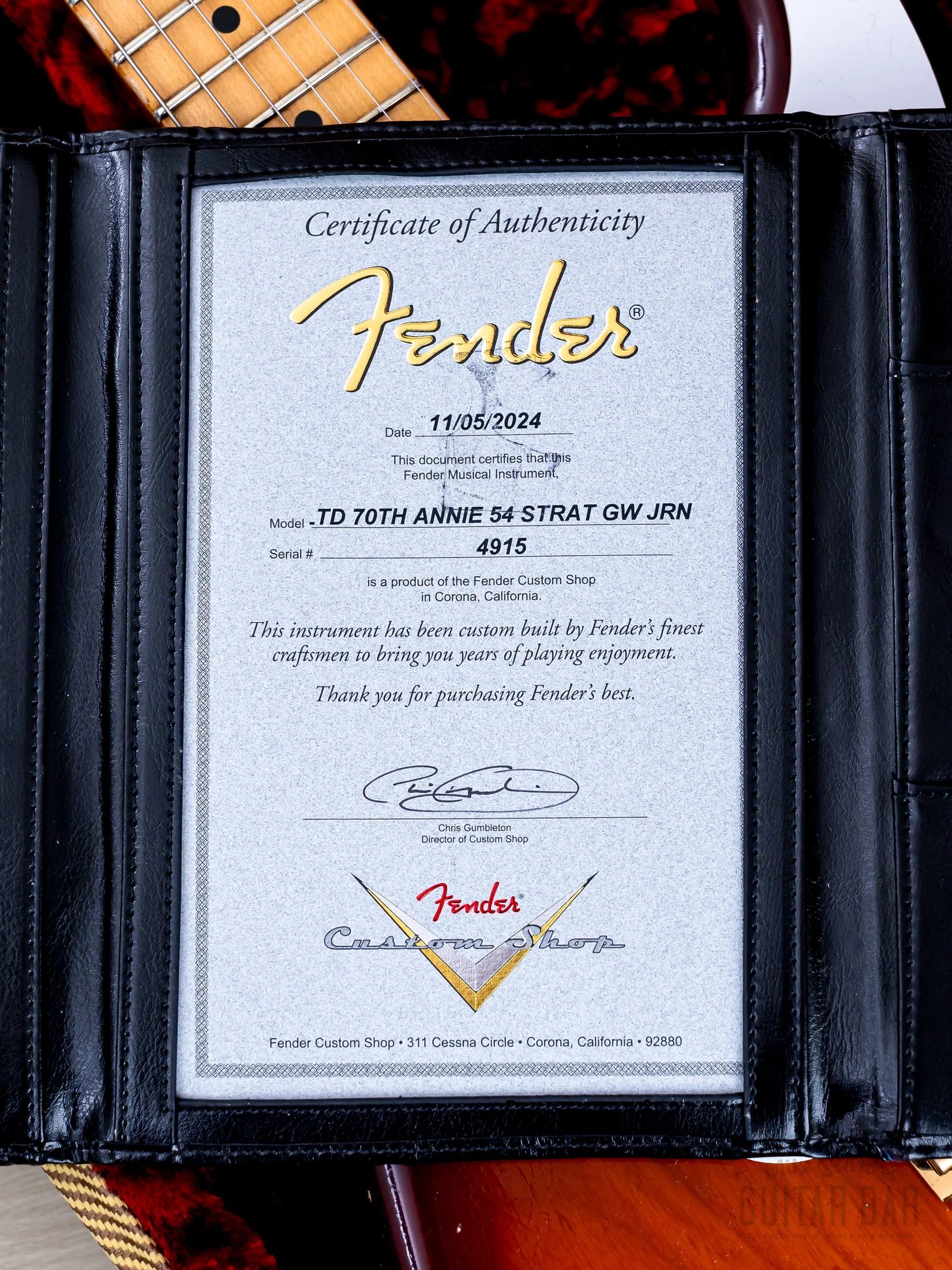 2024 Fender Custom Shop Limited Edition 70th Anniversary ‘54 Stratocaster Journeyman Relic Violin Burst, Lightweight - Image 15