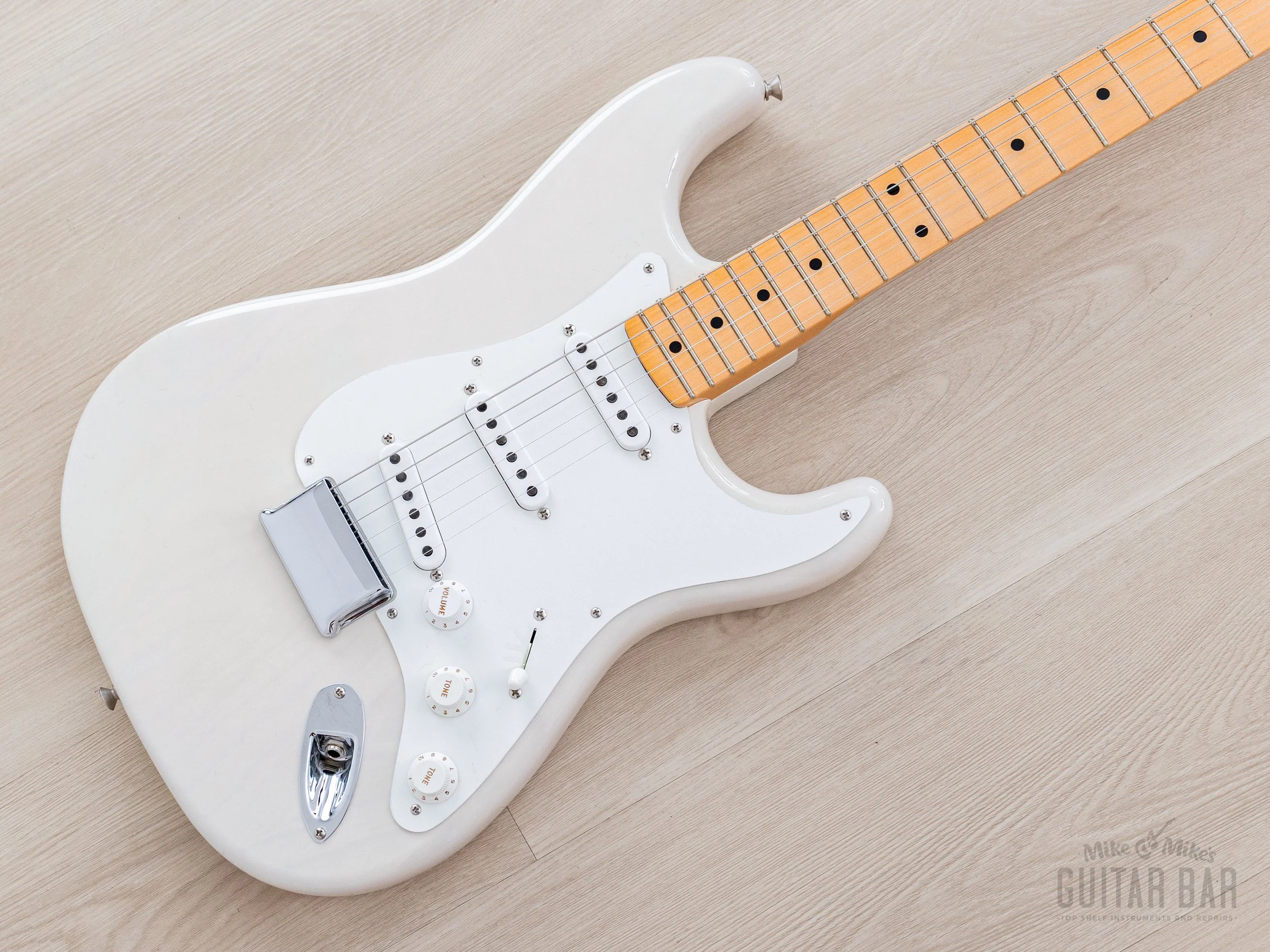 2024 Fender Custom Shop Vintage Custom 1955 Hardtail Stratocaster Time Capsule Package Aged White Blonde