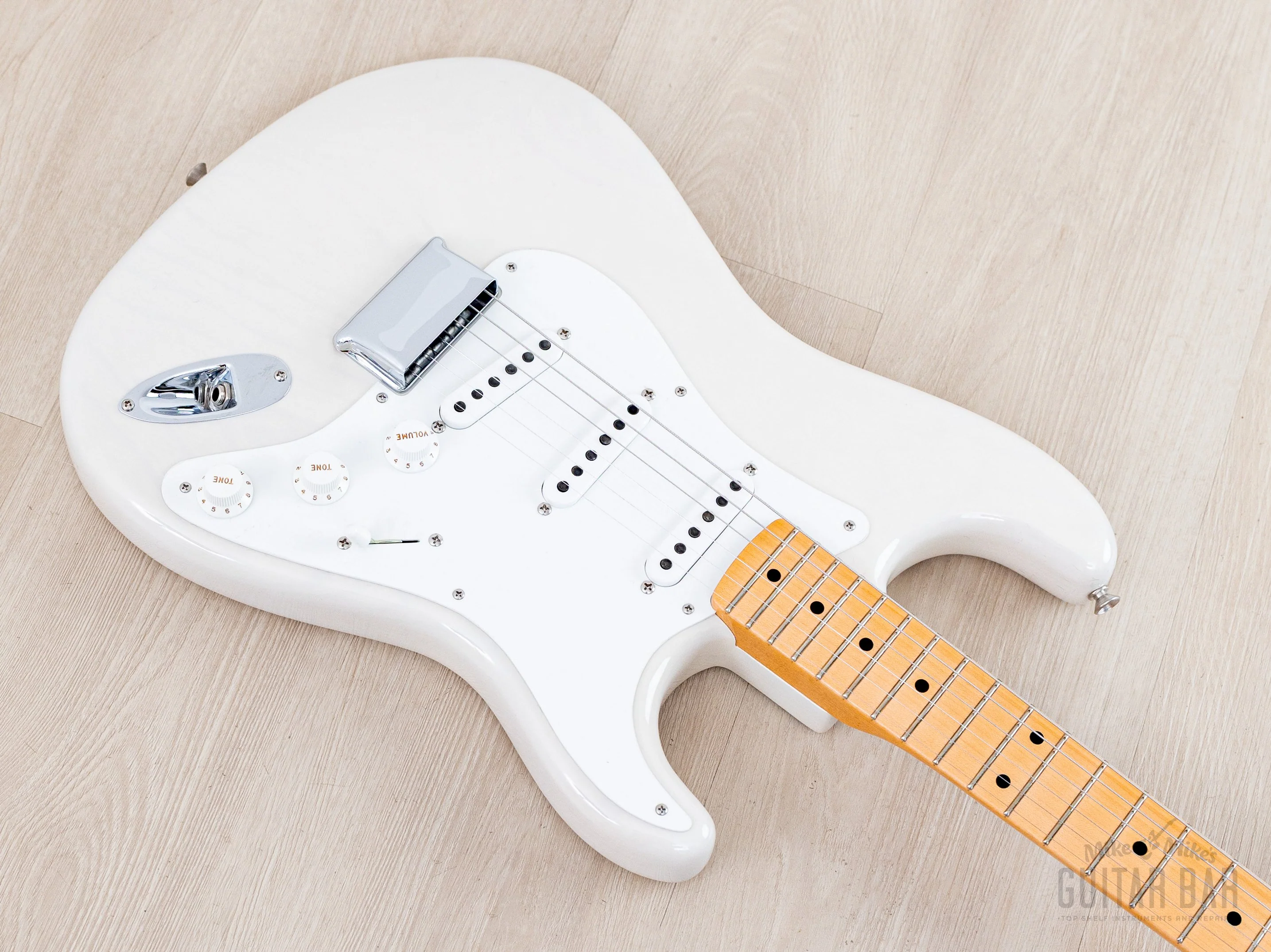 2024 Fender Custom Shop Vintage Custom 1955 Hardtail Stratocaster Time Capsule Package Aged White Blonde - Image 8