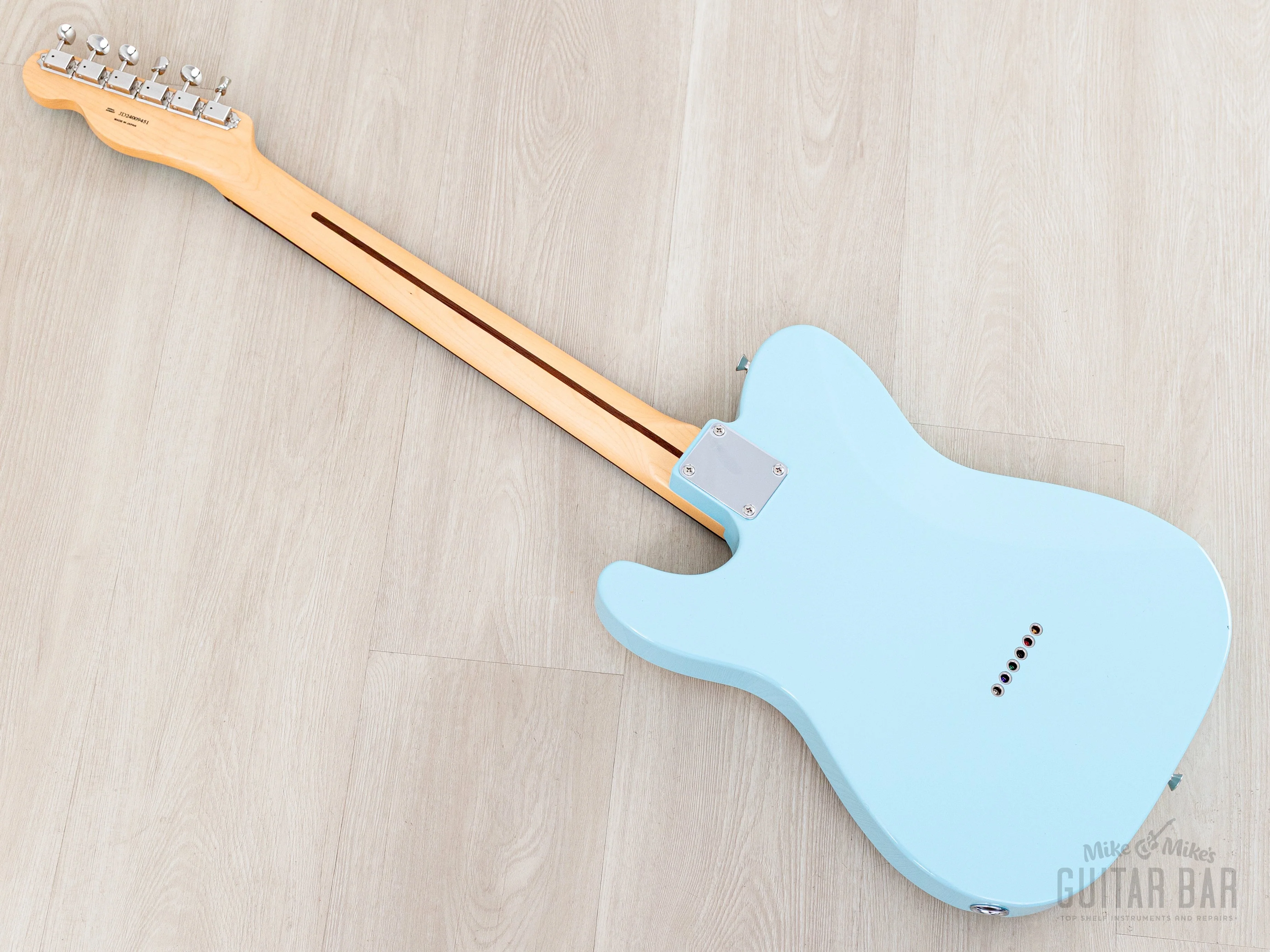 2024 Fender Hybrid II Telecaster FSR Daphne Blue + Headstock w/ Hangtags, Japan MIJ - Image 13
