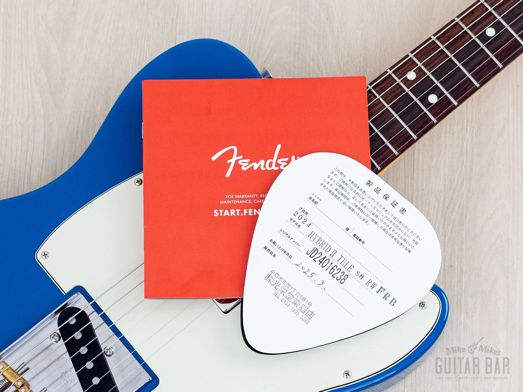 2024 Fender Hybrid II Telecaster SH Forest Blue w/ Humbucker, Japan MIJ - Image 16