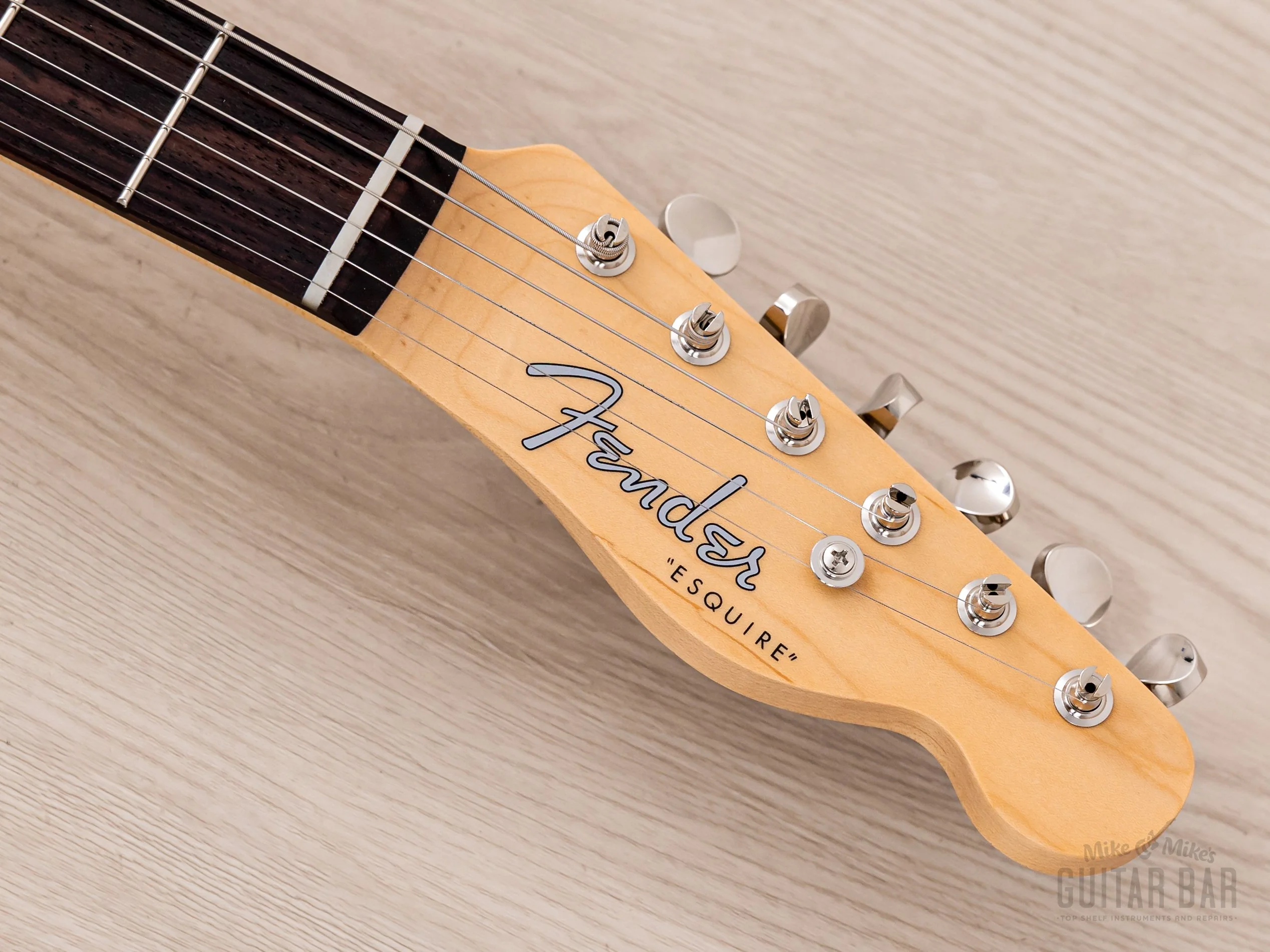 2024 Fender Japan Art Canvas Esquire Katsushika Hokusai Fuji, Mint w/ Case, Tags - Image 4