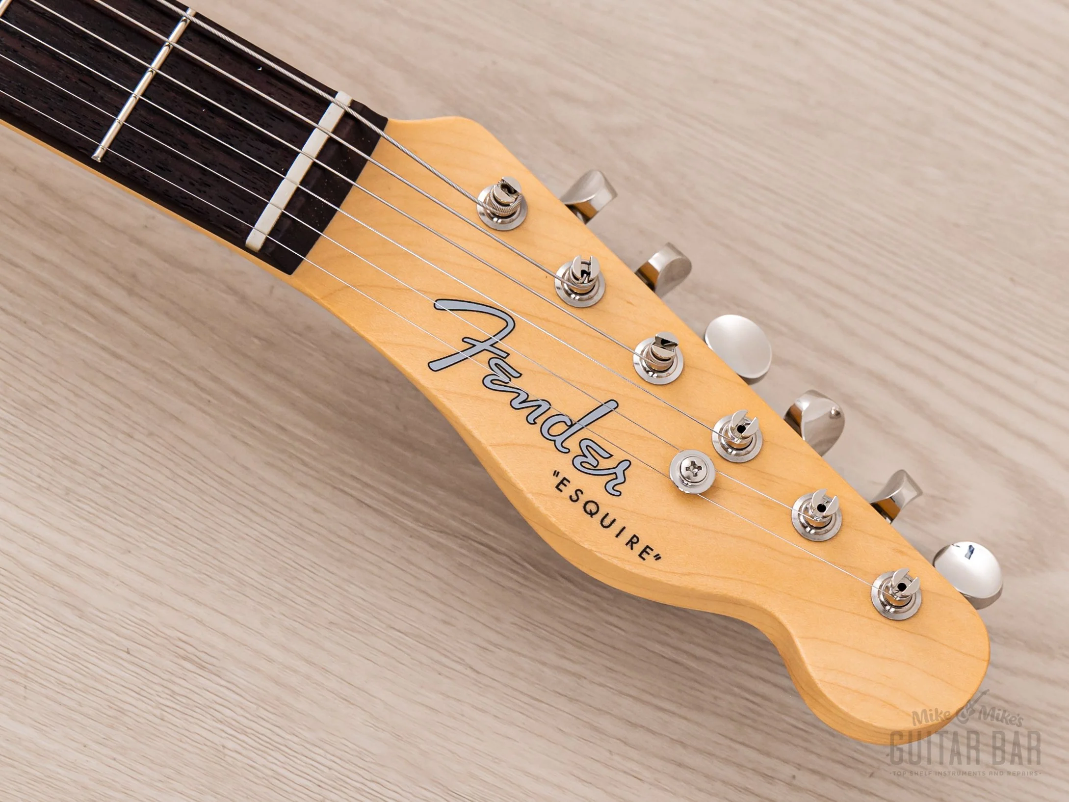 2024 Fender Japan Art Canvas Esquire Katsushika Hokusai Tama River, Mint w/ Case, Tags - Image 4