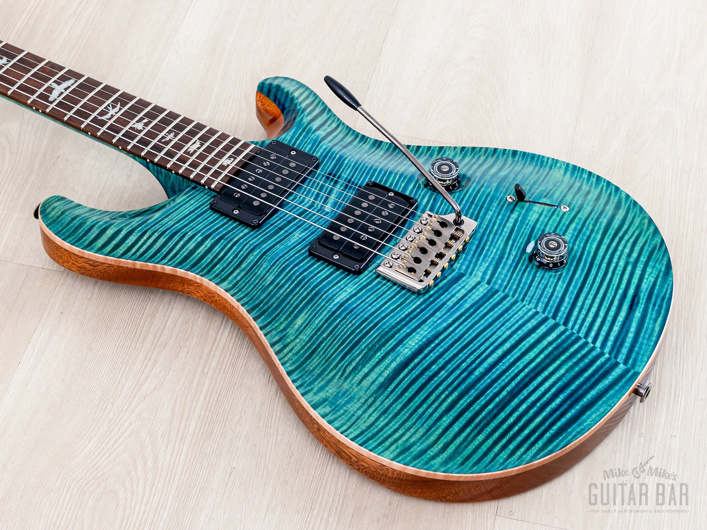 2024 Paul Reed Smith Wood Library Custom 24 Laguna, Tiger Maple + Brazilian Rosewood - Image 10