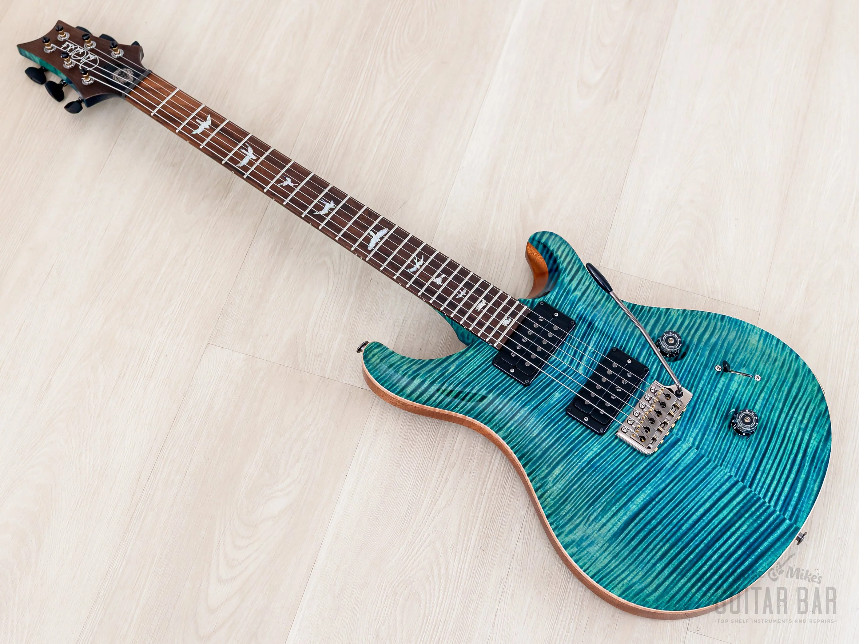 2024 Paul Reed Smith Wood Library Custom 24 Laguna, Tiger Maple + Brazilian Rosewood - Image 12