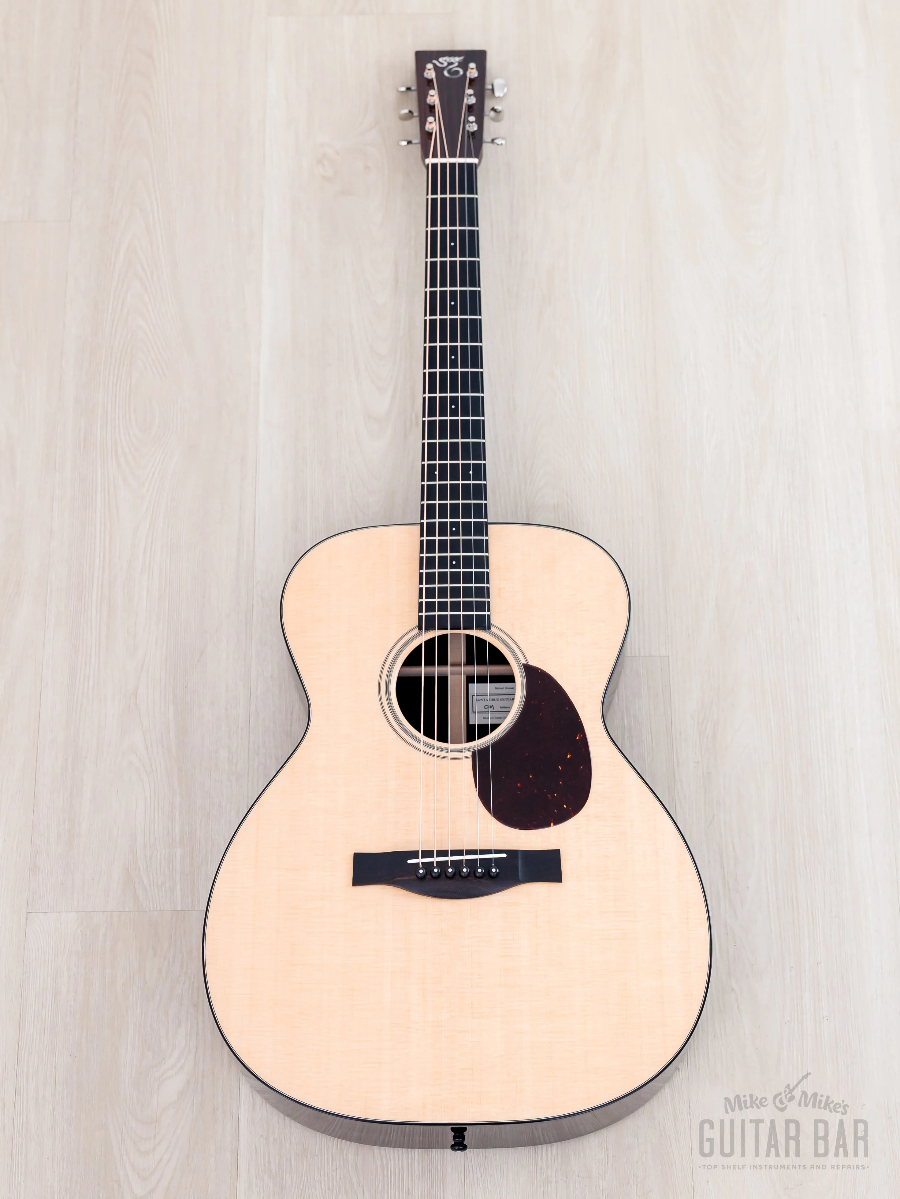 2024 Santa Cruz OM Pre-War w/ Adirondack Bracing & Hide Glue Construction, Mint w/ Case, Tags - Image 2