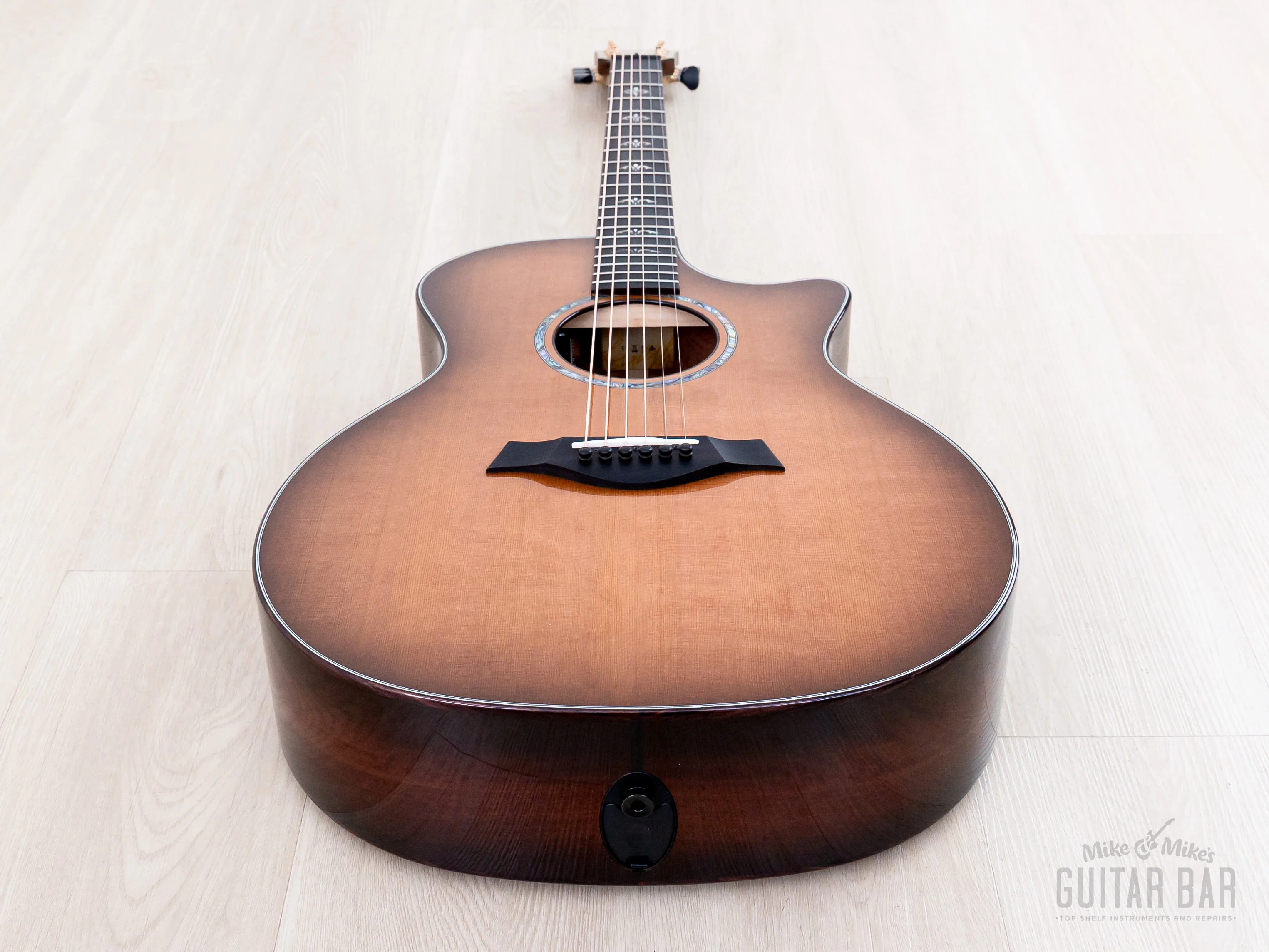 2024 Taylor Custom Grand Auditorium Acoustic Electric Guitar Western Red Cedar + Indian Rosewood - Image 12