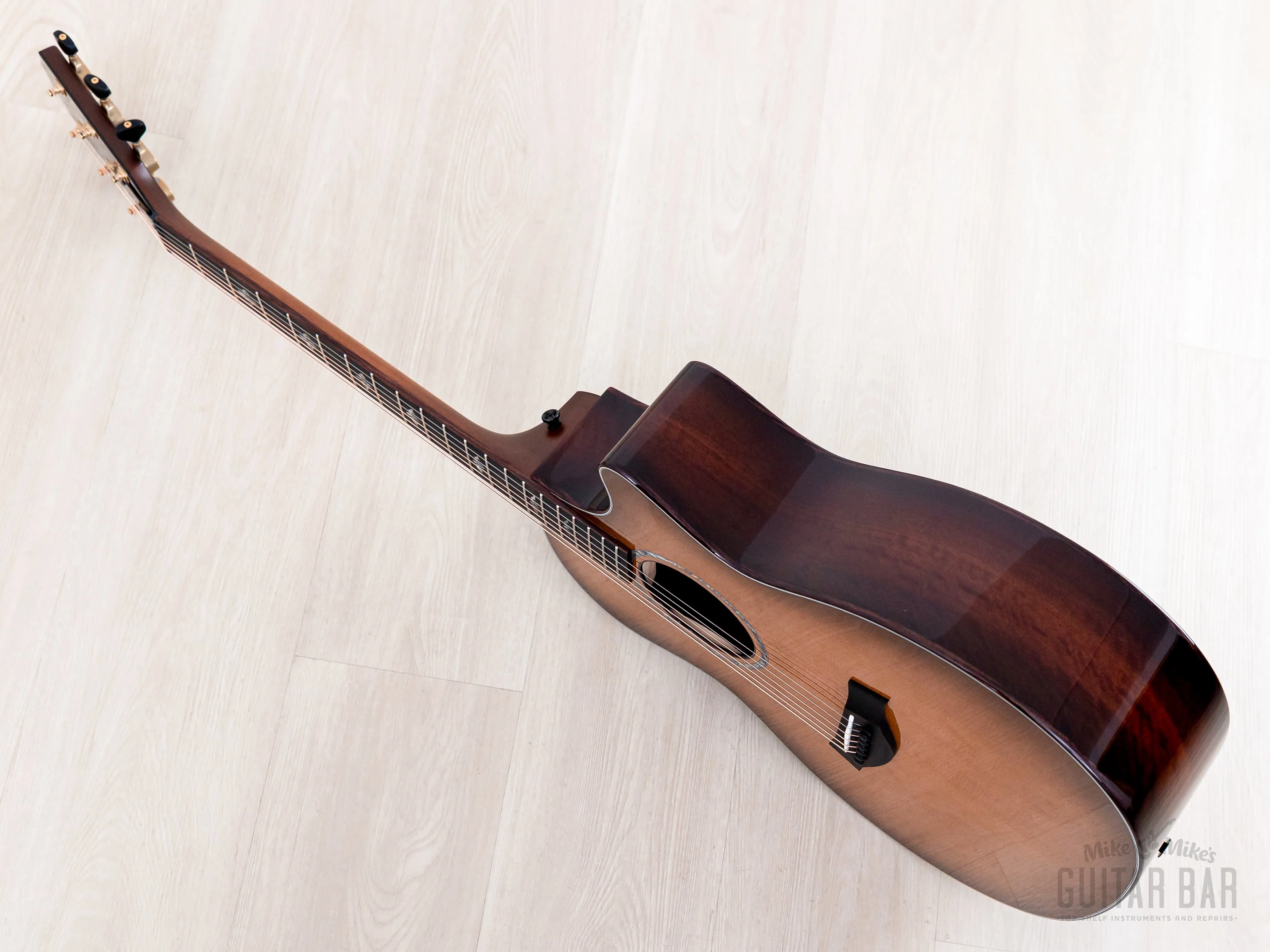 2024 Taylor Custom Grand Auditorium Acoustic Electric Guitar Western Red Cedar + Indian Rosewood - Image 14