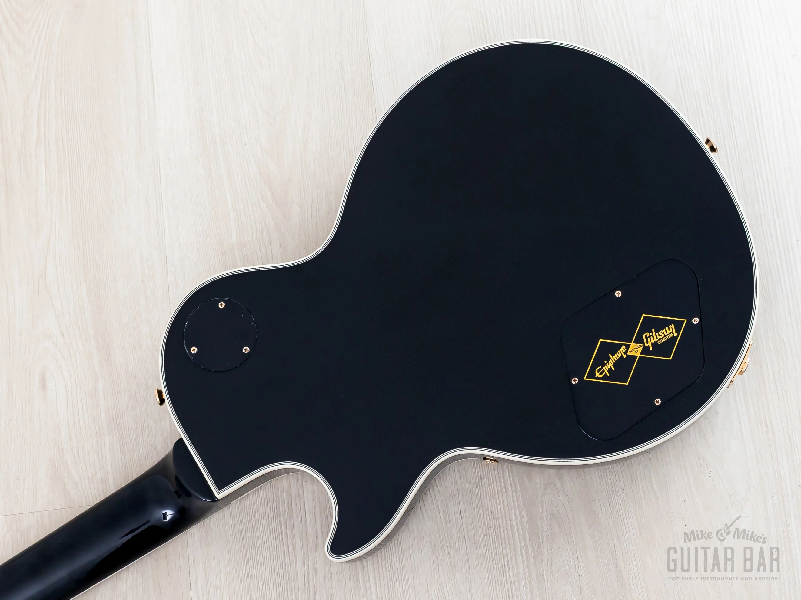 2025 Epiphone IGC Les Paul Custom Black Beauty w/ Gibson USA Pickups & Case - Image 13