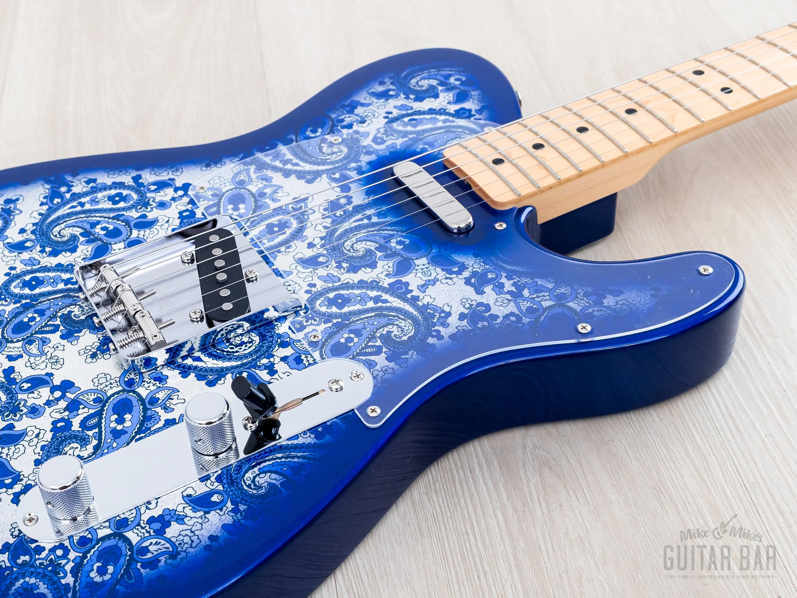 2025 Fender Limited Telecaster Indigo Paisley, Mint w/ Hangtags, Japan MIJ - Image 6
