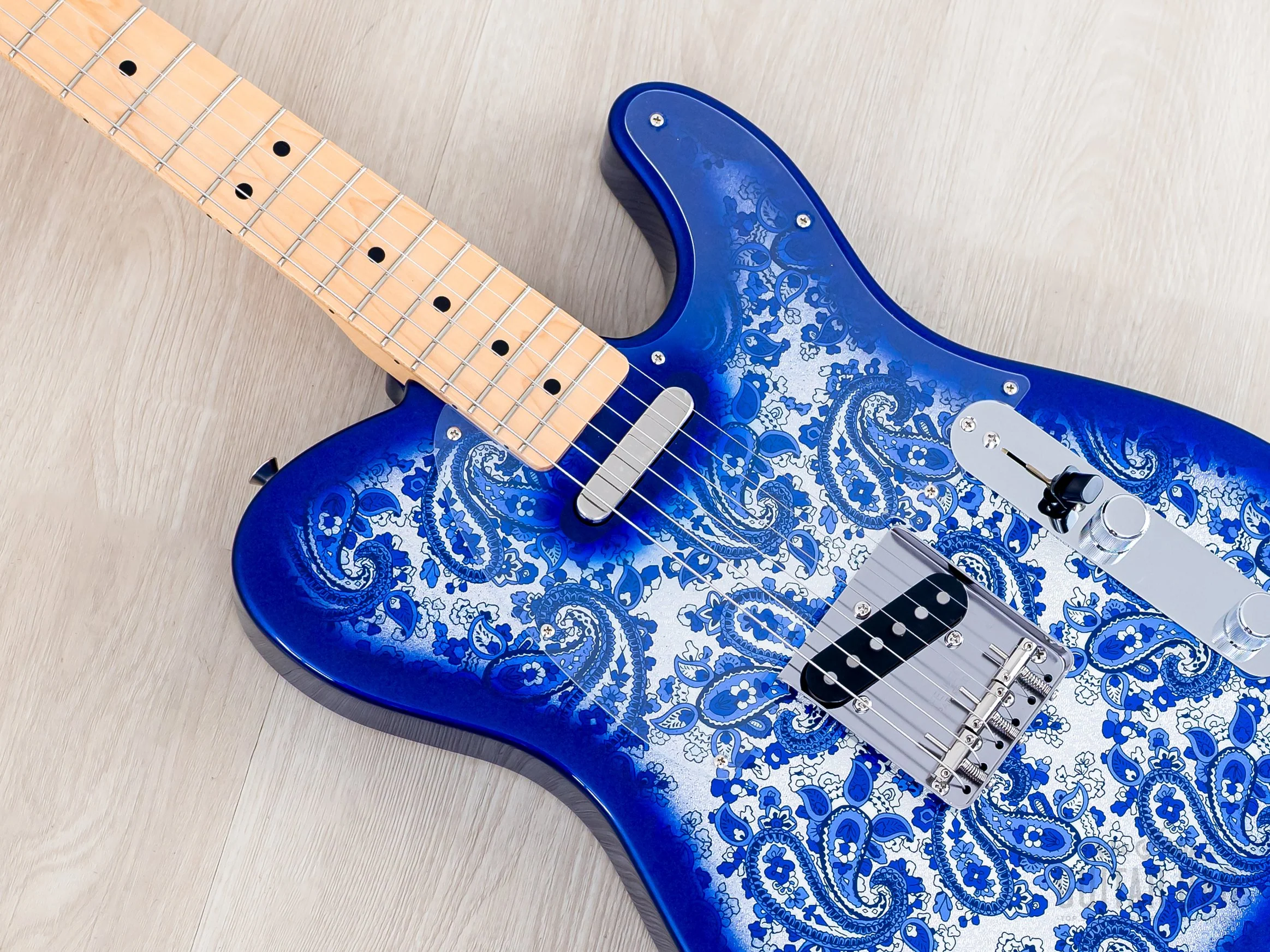 2025 Fender Limited Telecaster Indigo Paisley, Mint w/ Hangtags, Japan MIJ - Image 7