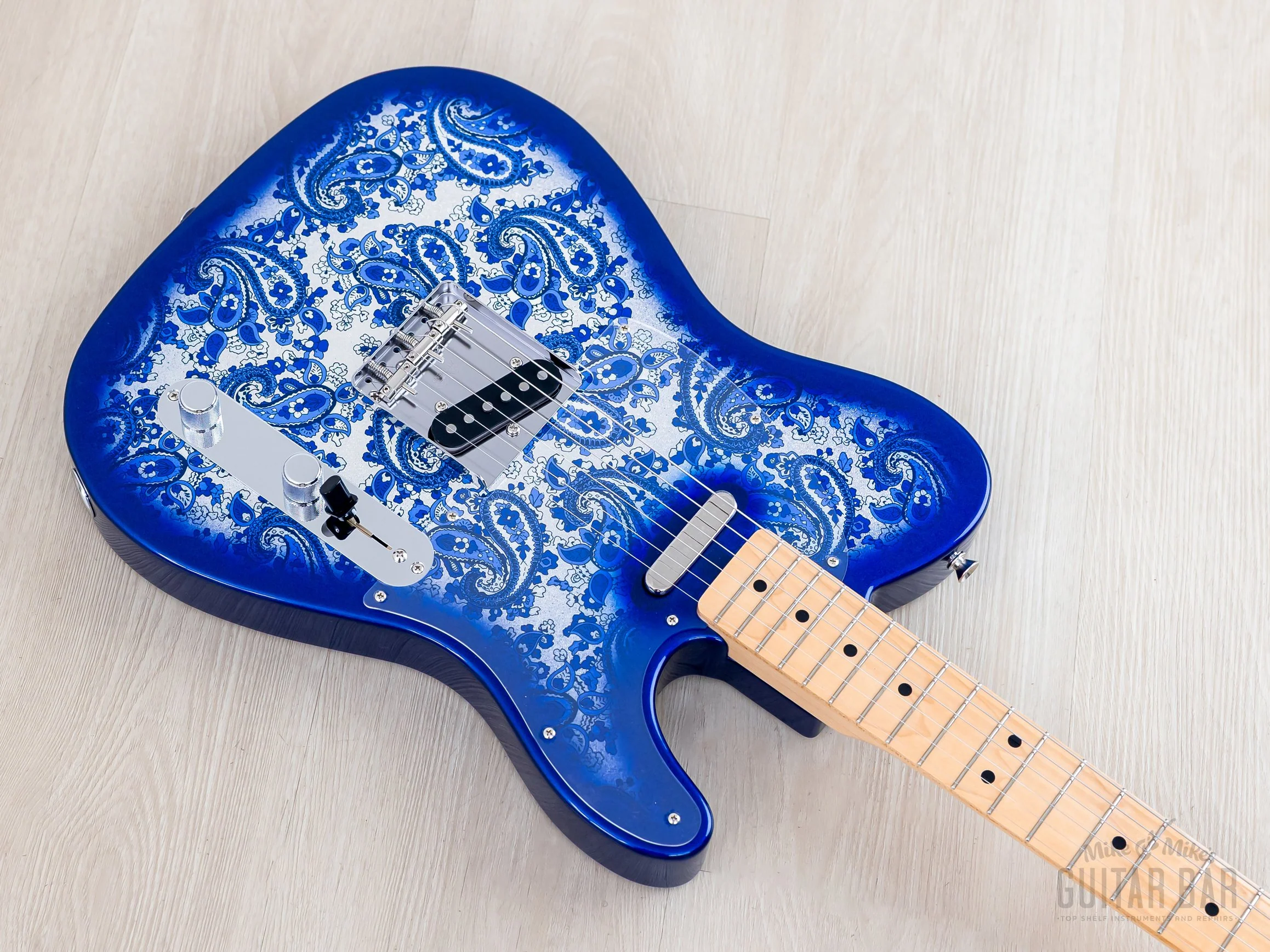 2025 Fender Limited Telecaster Indigo Paisley, Mint w/ Hangtags, Japan MIJ - Image 8