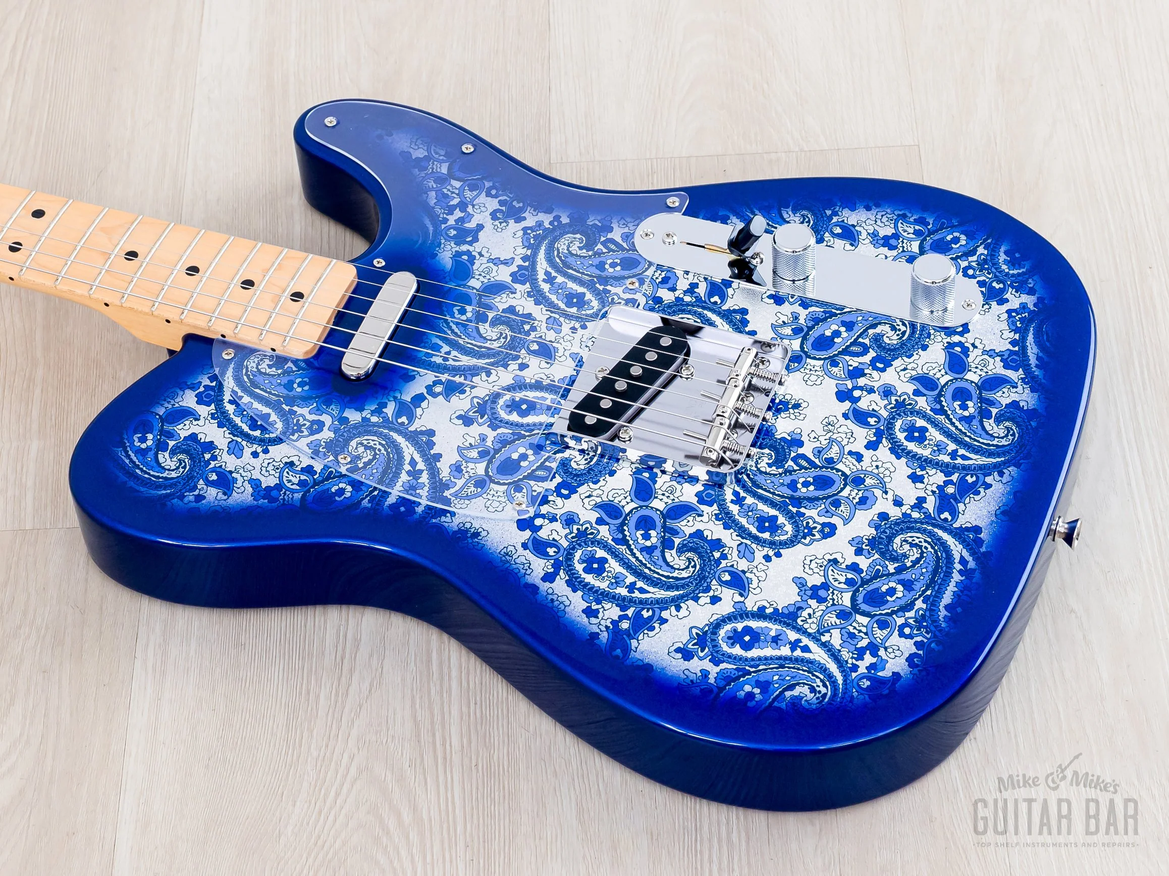 2025 Fender Limited Telecaster Indigo Paisley, Mint w/ Hangtags, Japan MIJ - Image 9