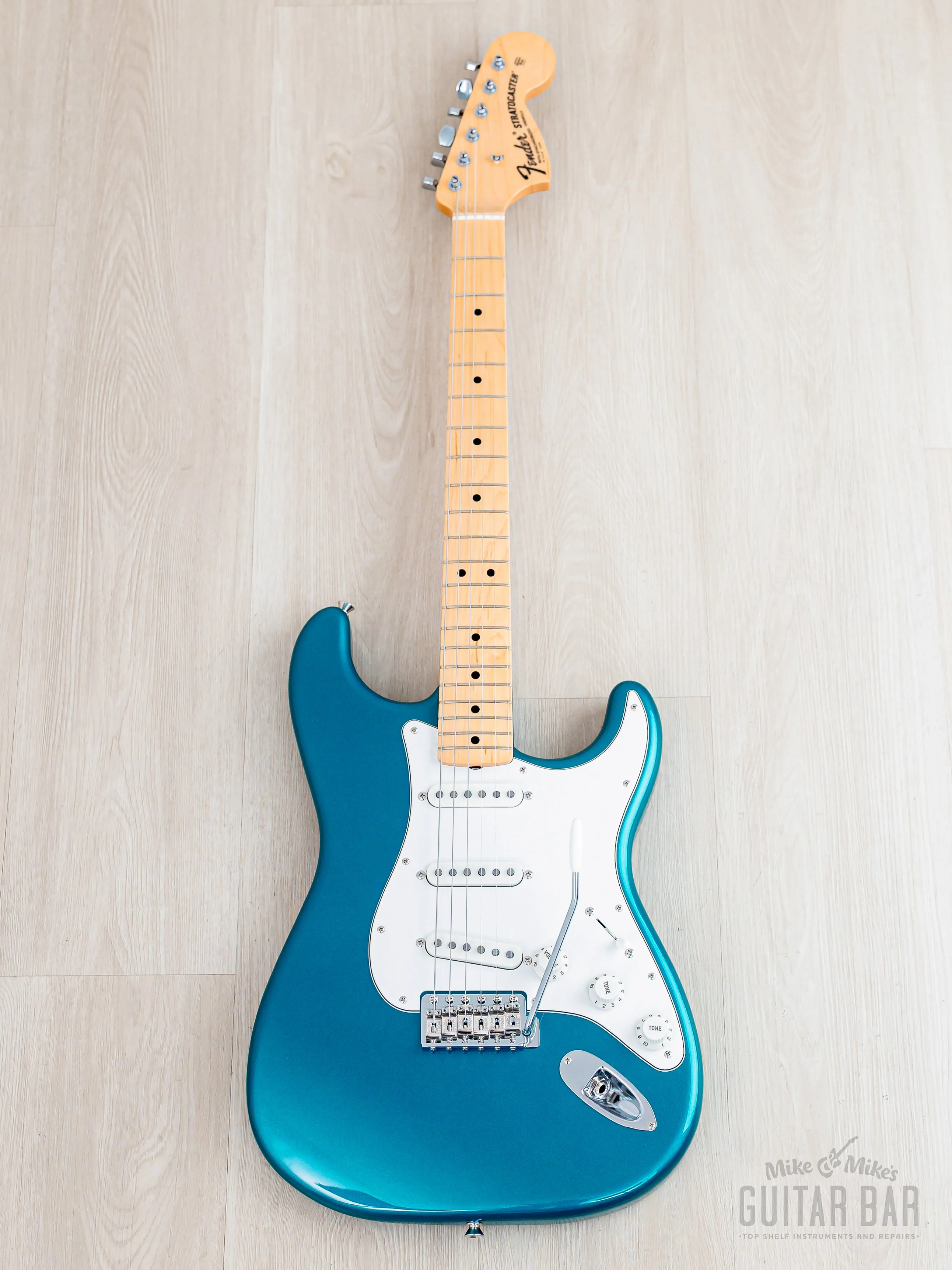 2025 Fender Traditional II Late ‘60s Stratocaster Ocean Turquoise, Mint w/ Hangtags, Japan MIJ - Image 2