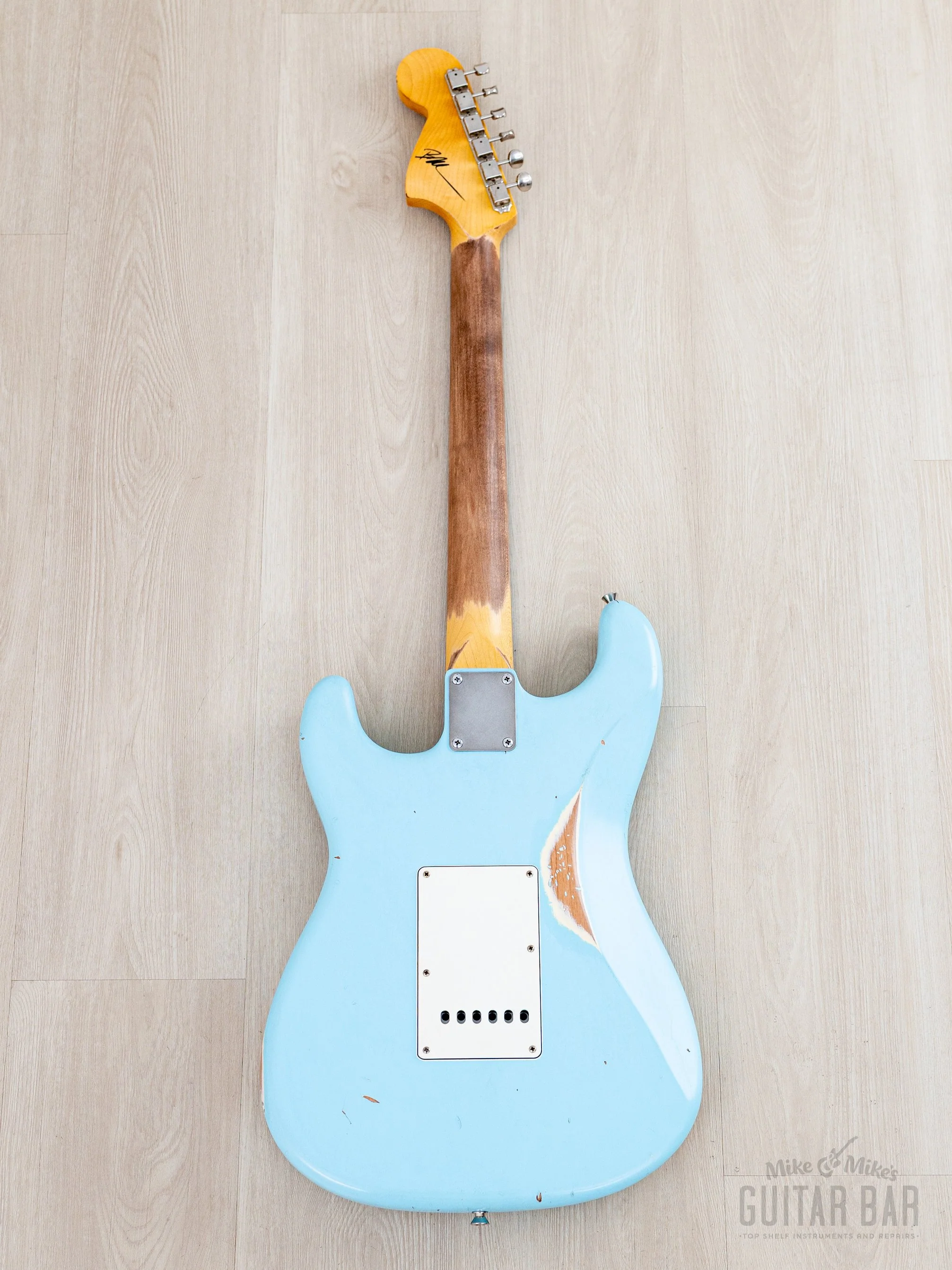 2025 Nash S-67 S-Style Electric Guitar Sonic Blue Medium Aged w/ Lollar, Case & Tags - Image 3