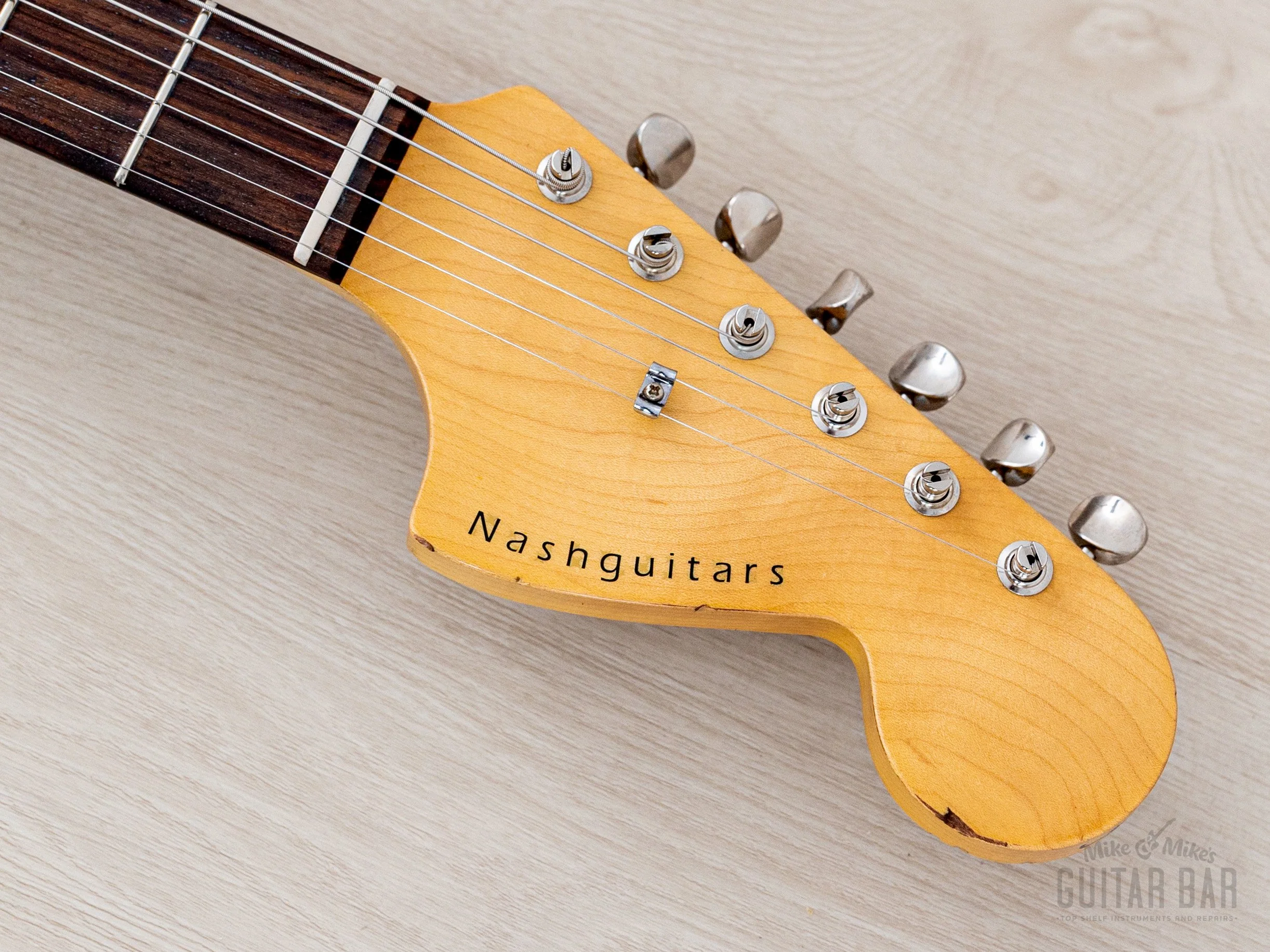 2025 Nash S-67 S-Style Electric Guitar Sonic Blue Medium Aged w/ Lollar, Case & Tags - Image 4