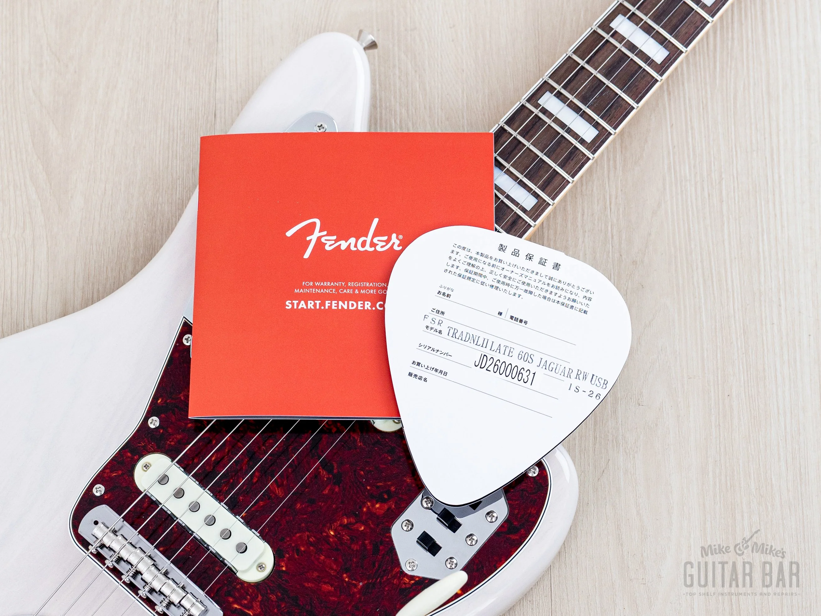 2026 Fender Traditional II Late 60s Jaguar FSR Blonde w/ Custom Shop Pickups, Japan MIJ - Image 16