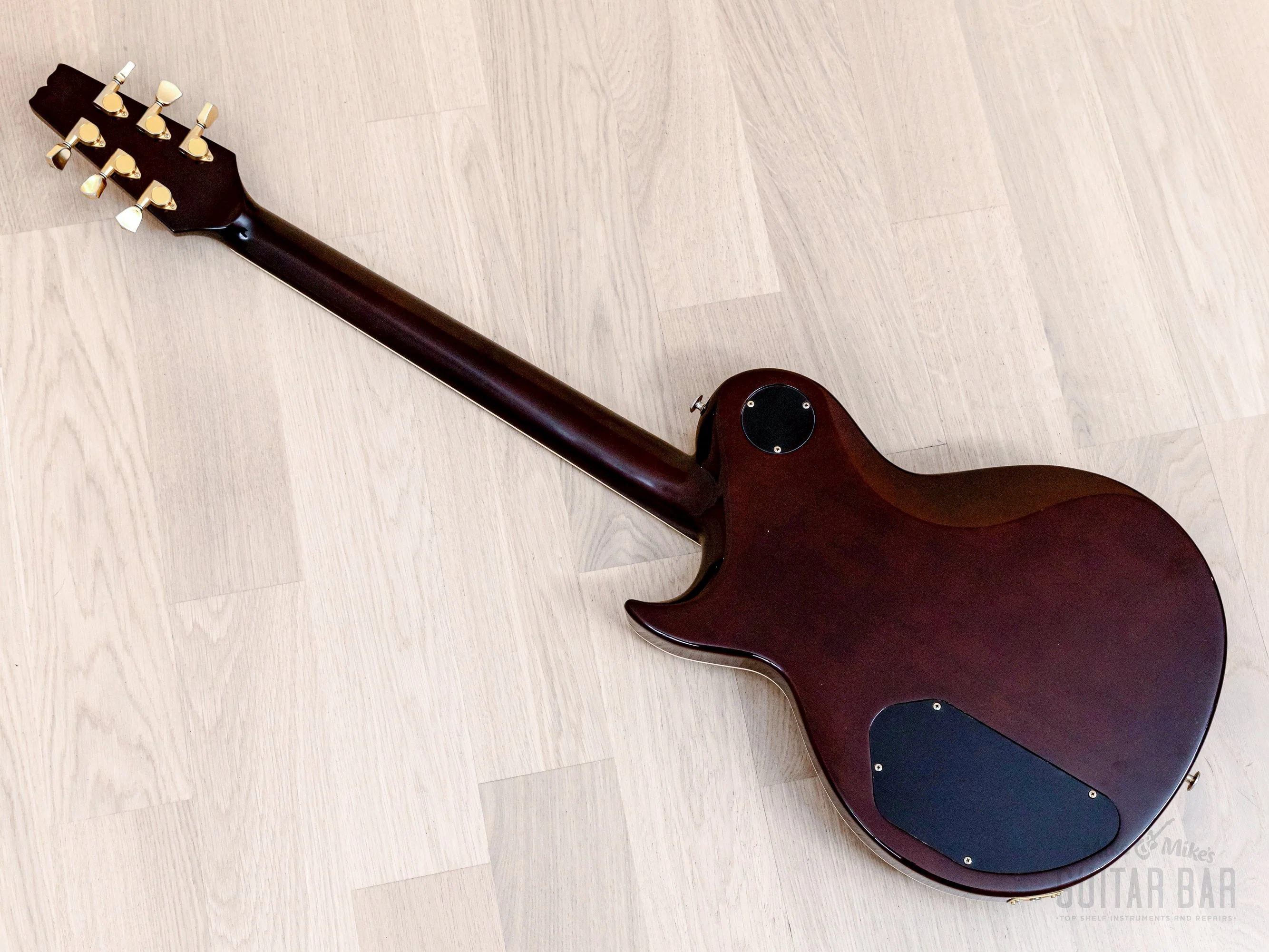 Aria Pro II PE-85R Electric Guitar Flame Top Tobacco Sunburst w/ Seymour Duncan, Japan - Image 11