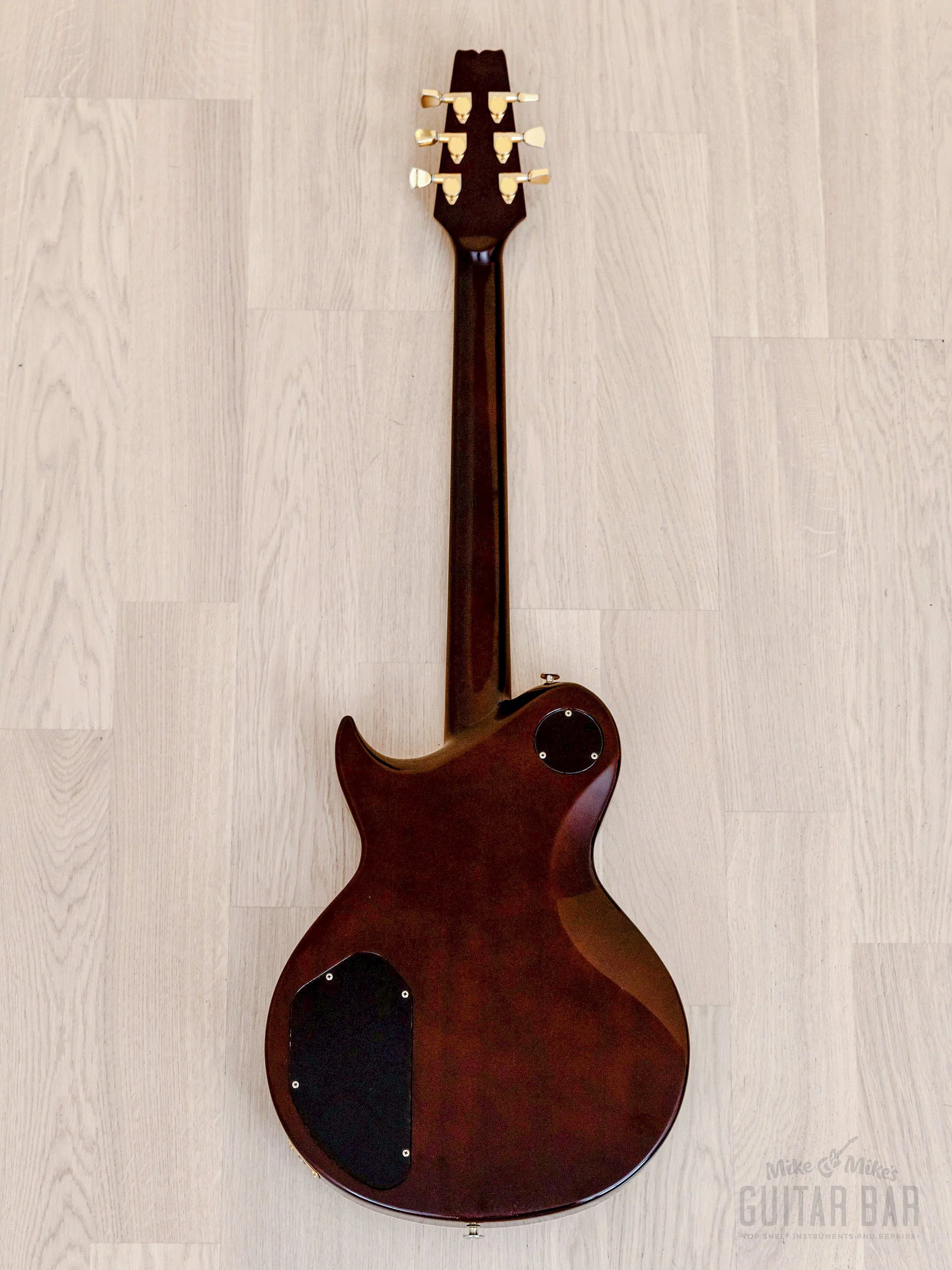 Aria Pro II PE-85R Electric Guitar Flame Top Tobacco Sunburst w/ Seymour Duncan, Japan - Image 3