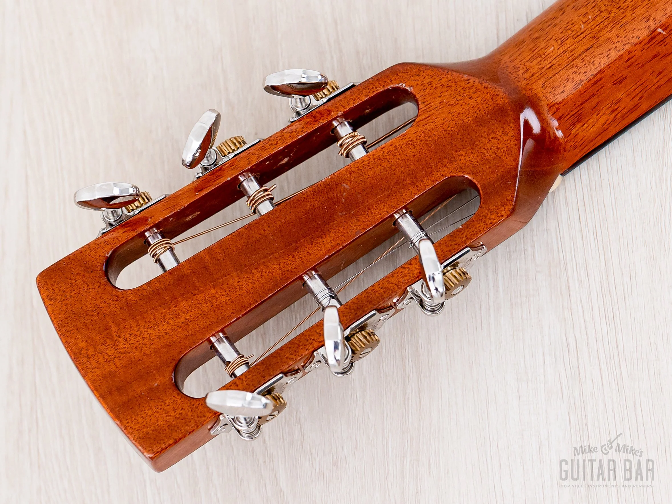 David Flammang Guitars DP40 Boutique 12 Fret Parlor Guitar, Lutz Spruce + Figured Maple w/ Case - Image 5