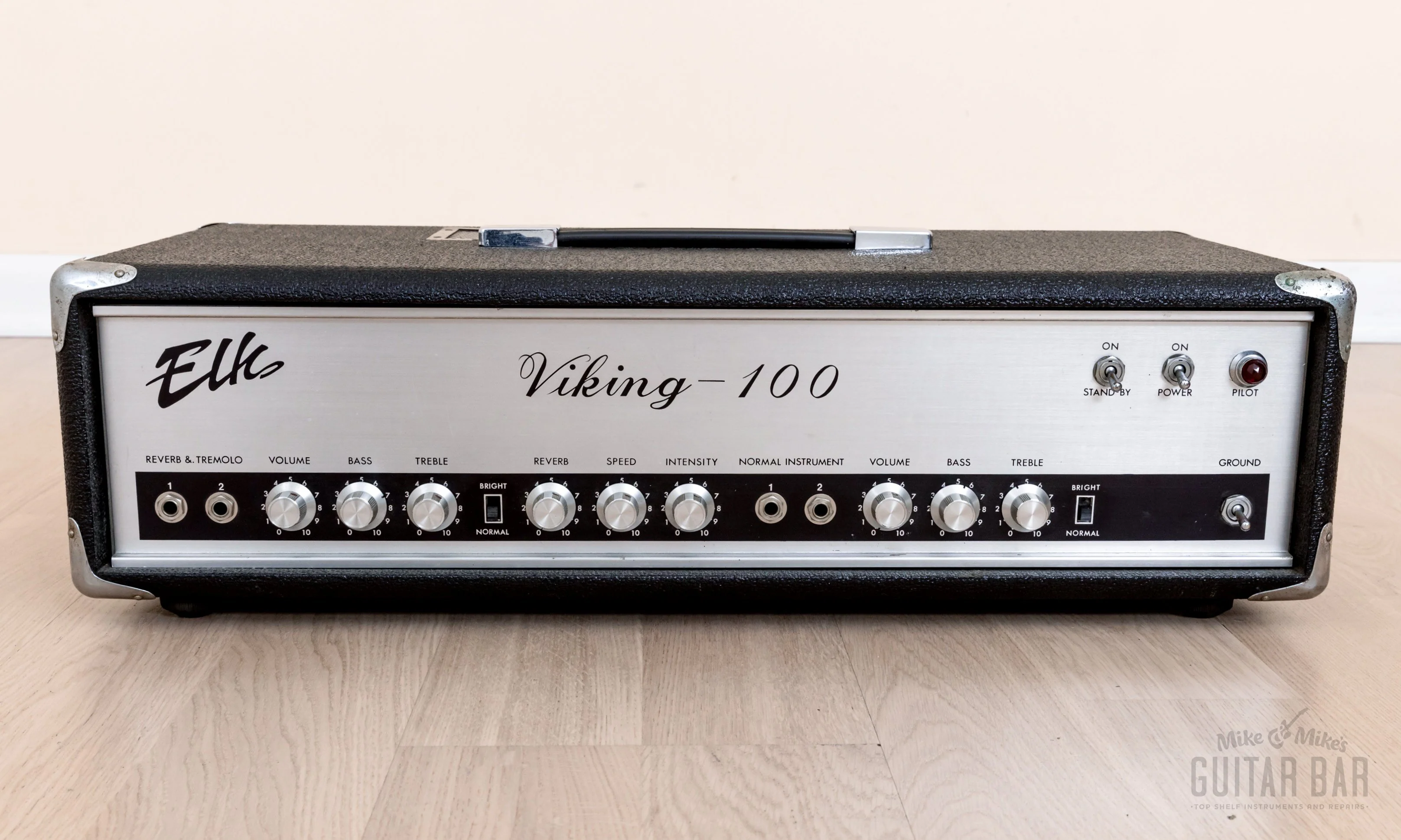 Elk Viking 100 Vintage Tube Guitar Amp Head w/ Reverb & Tremolo, EL34, Japan Miyuki - Image 2