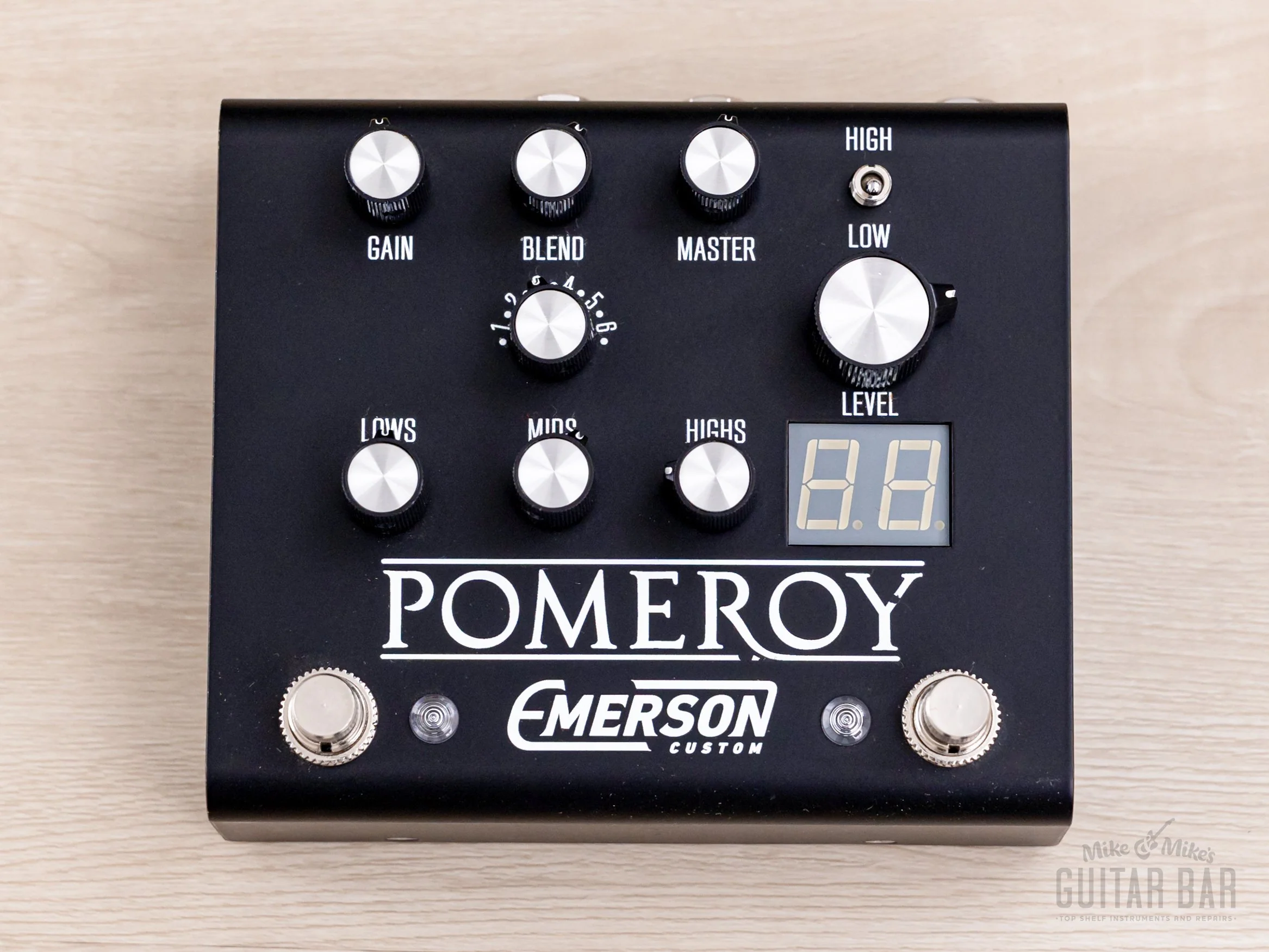 Emerson Custom Pomeroy Boost + Overdrive + Distortion Guitar Effects Pedal w/ Box & Paperwork - Image 2